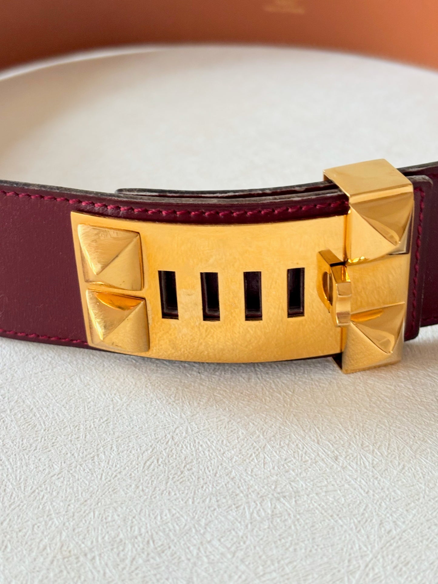 HERMÈS Ceinture Collier de chien