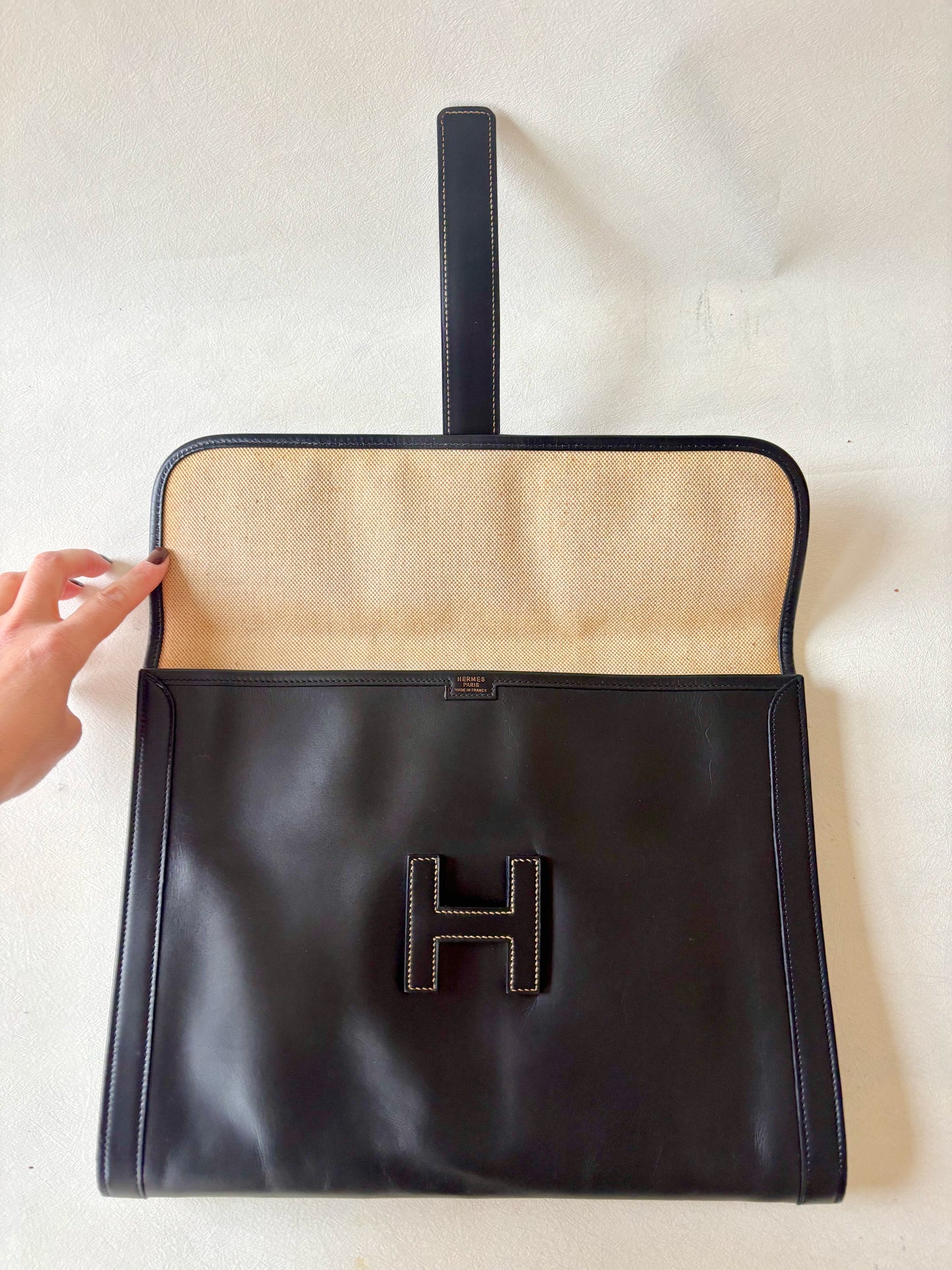 HERMES Pochette Jige