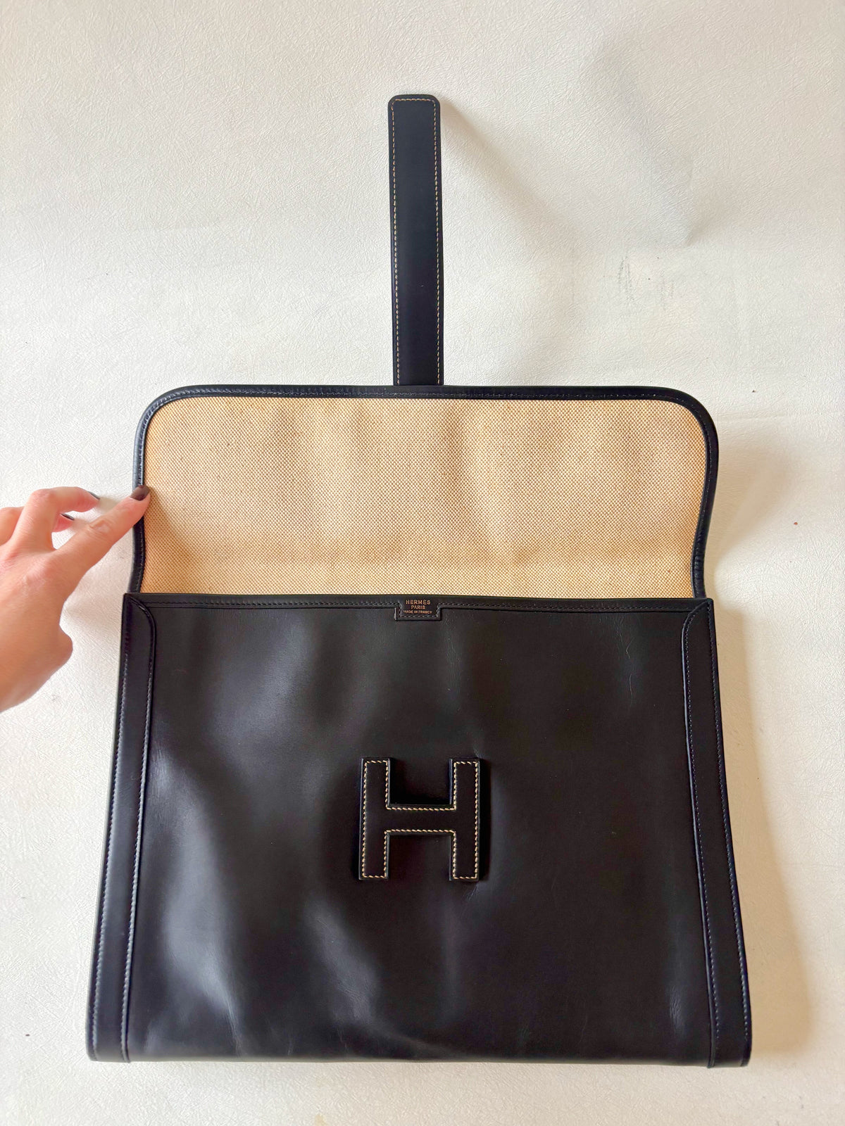 HERMES Pochette Jige
