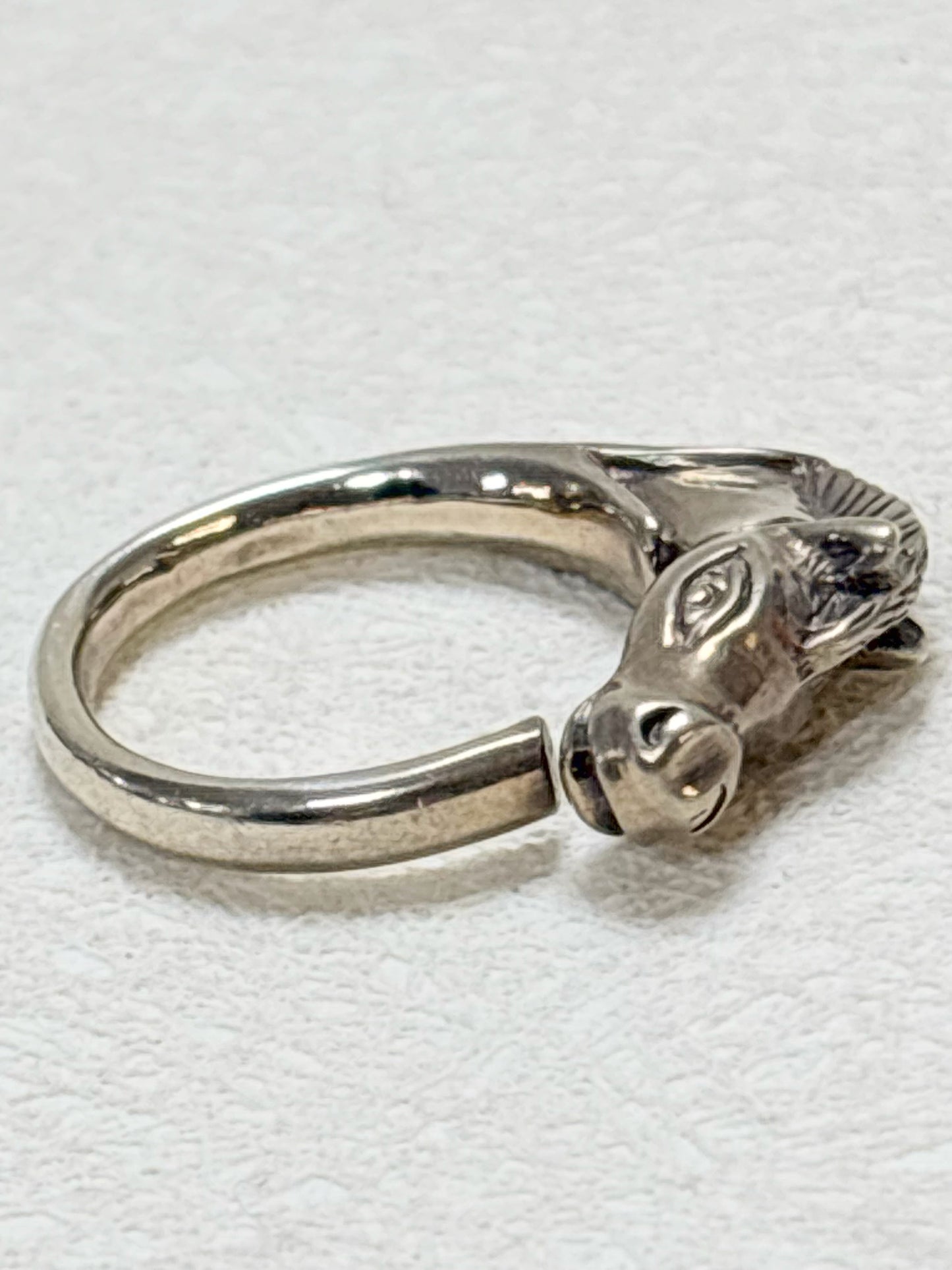 HERMÈS Bague Cheval Argent