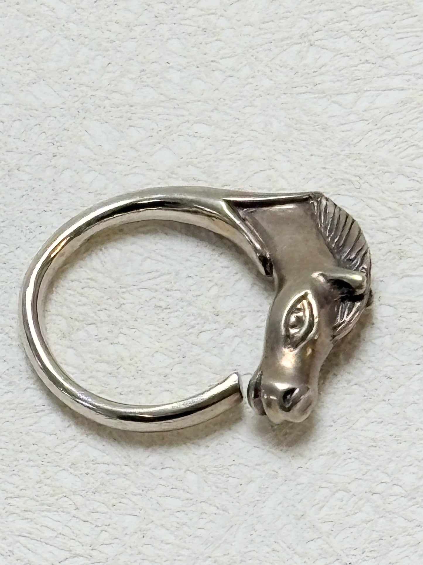 HERMÈS Bague Cheval Argent