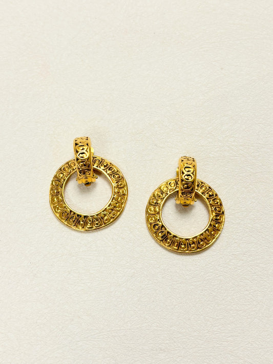 CHANEL Boucles d'oreilles Hoop