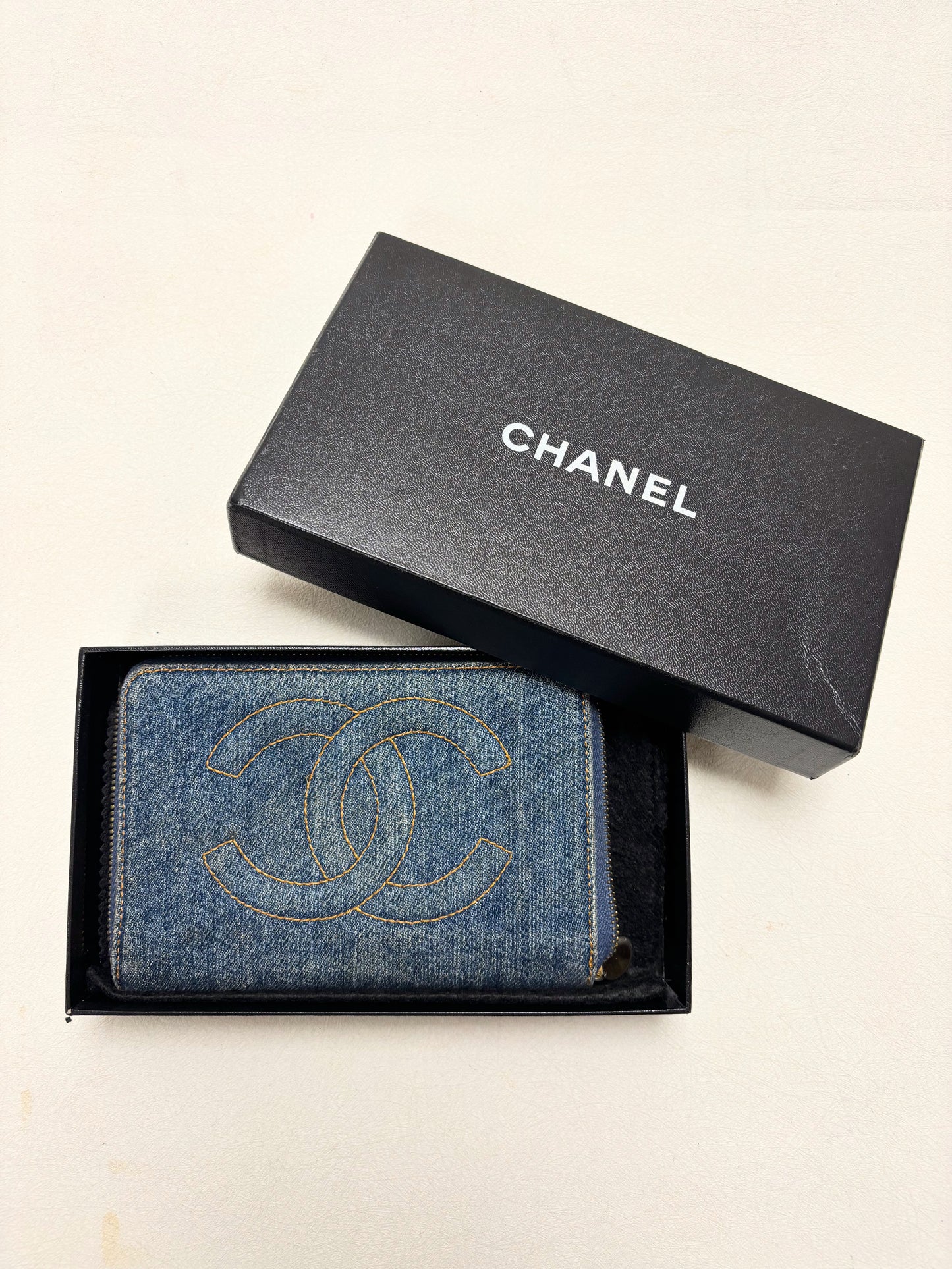 CHANEL Portefeuille Denim