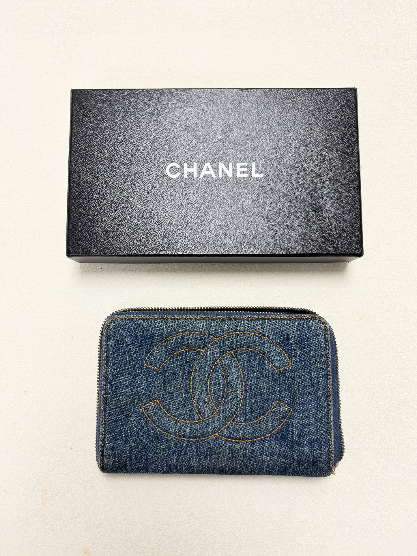 CHANEL Portefeuille Denim
