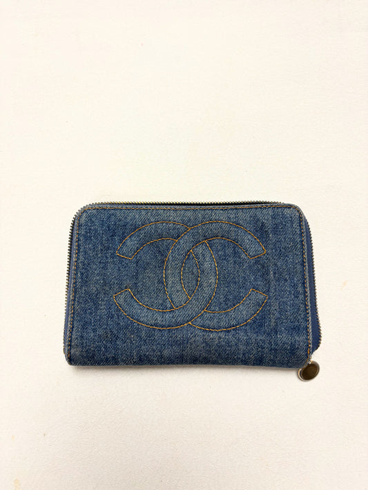 CHANEL Portefeuille Denim