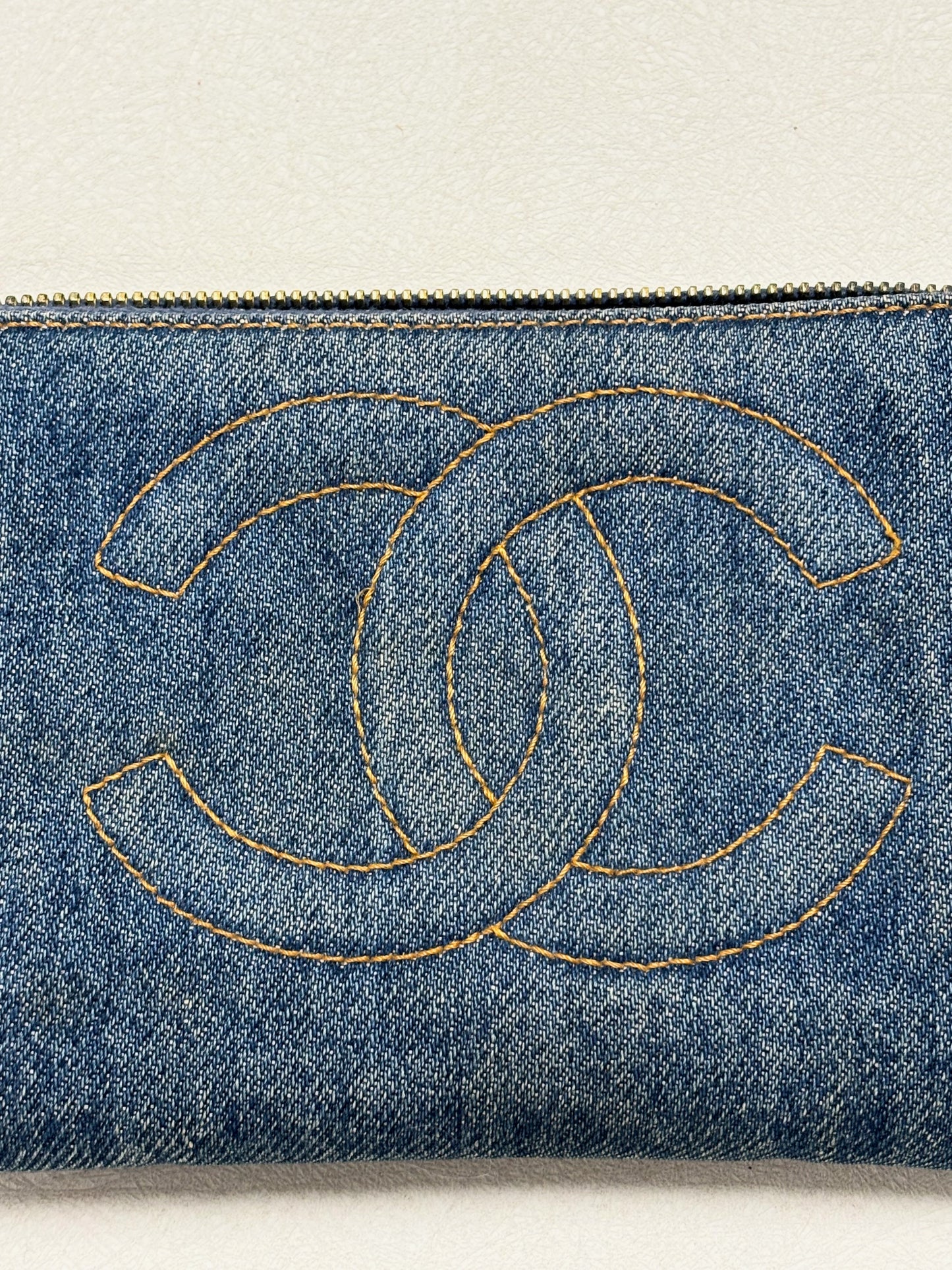 CHANEL Portefeuille Denim