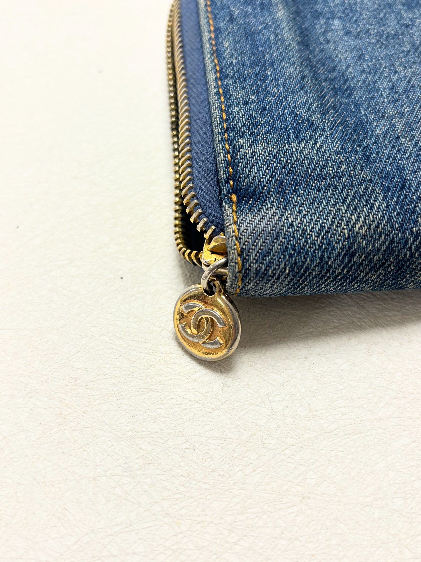 CHANEL Portefeuille Denim