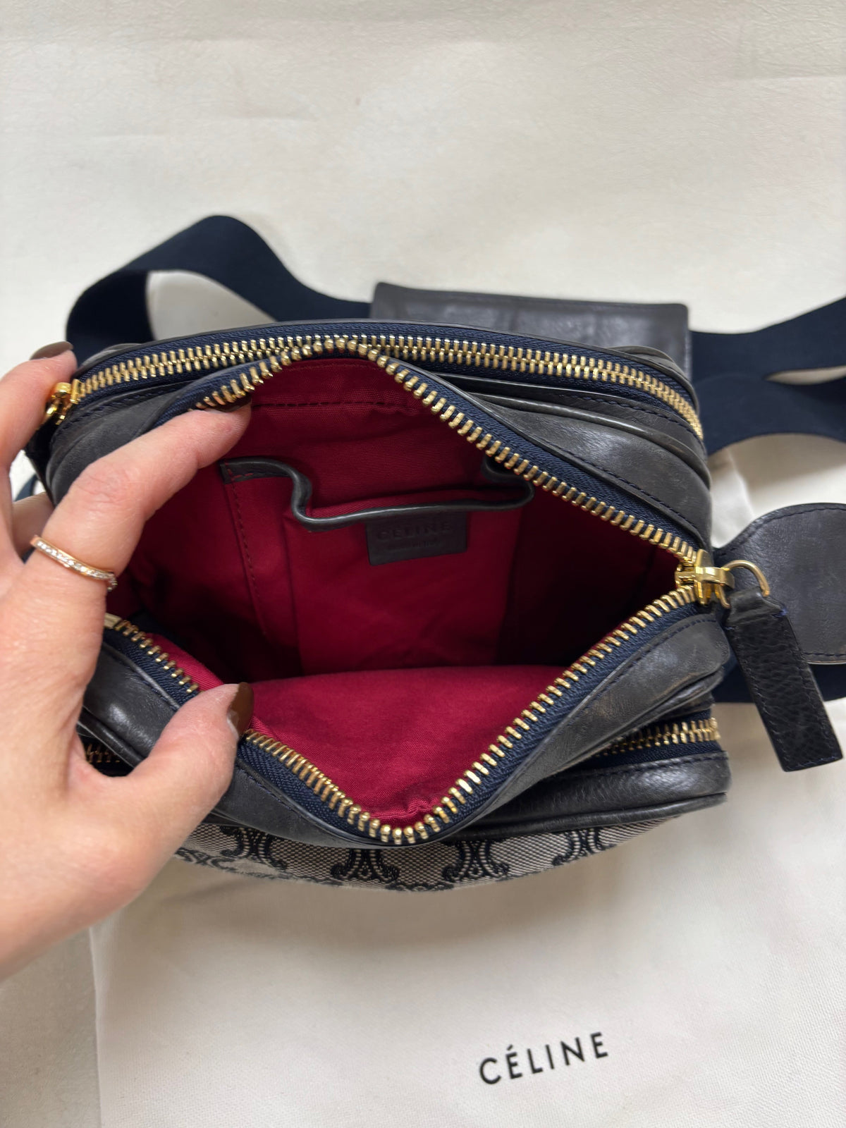 CÉLINE Sac Camera Triomphe