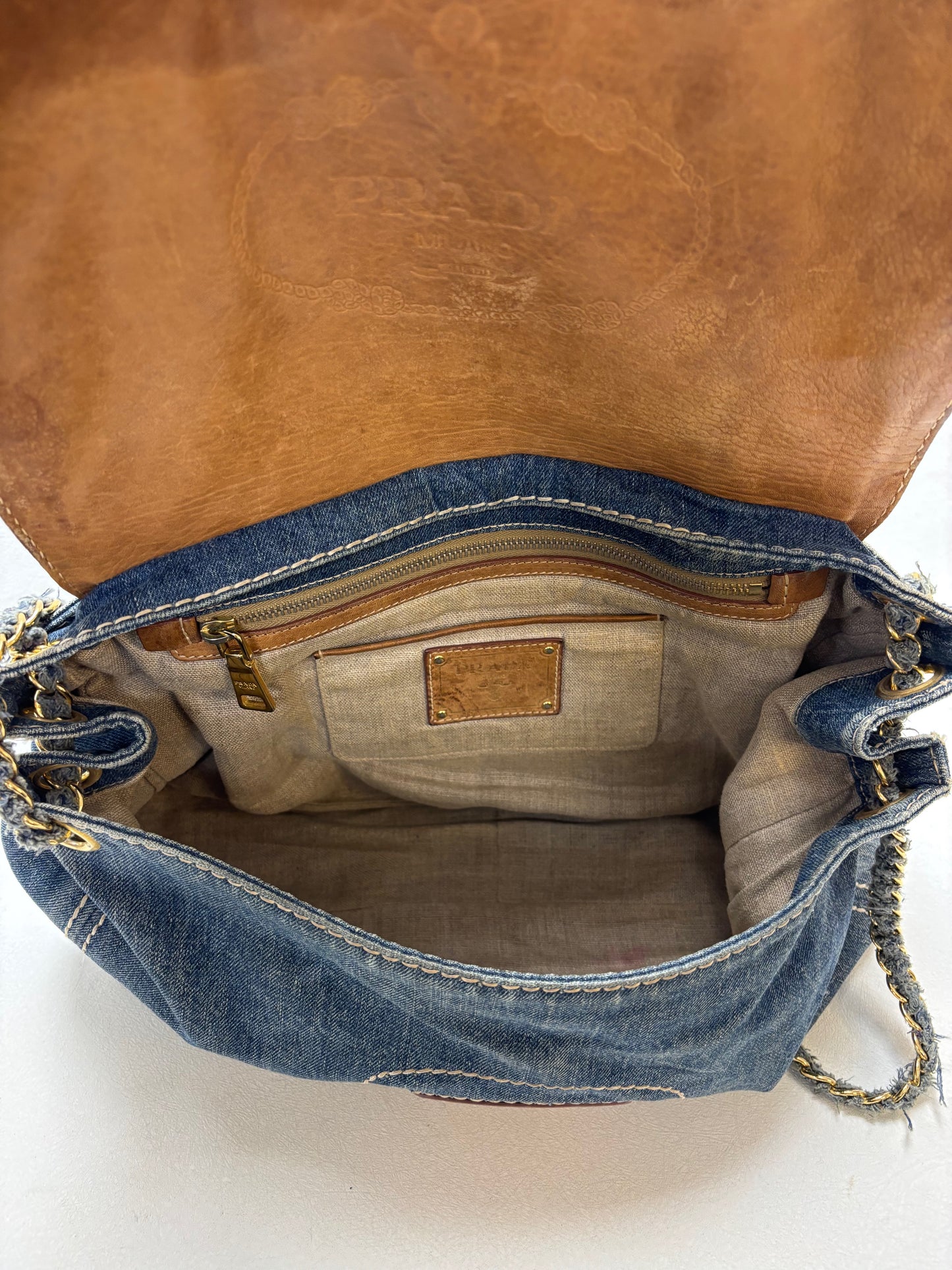 PRADA Sac Cabas denim