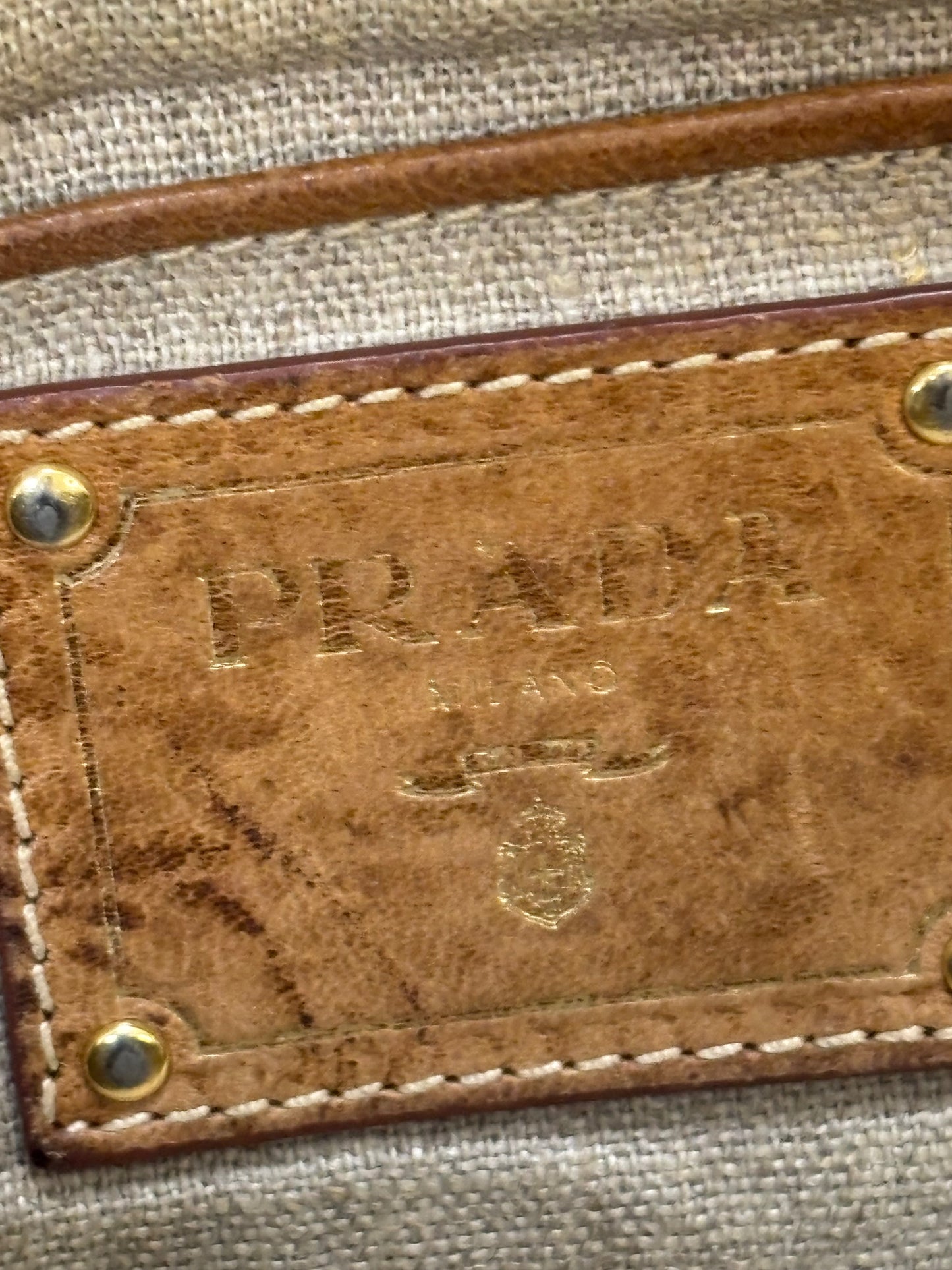 PRADA Sac Cabas denim