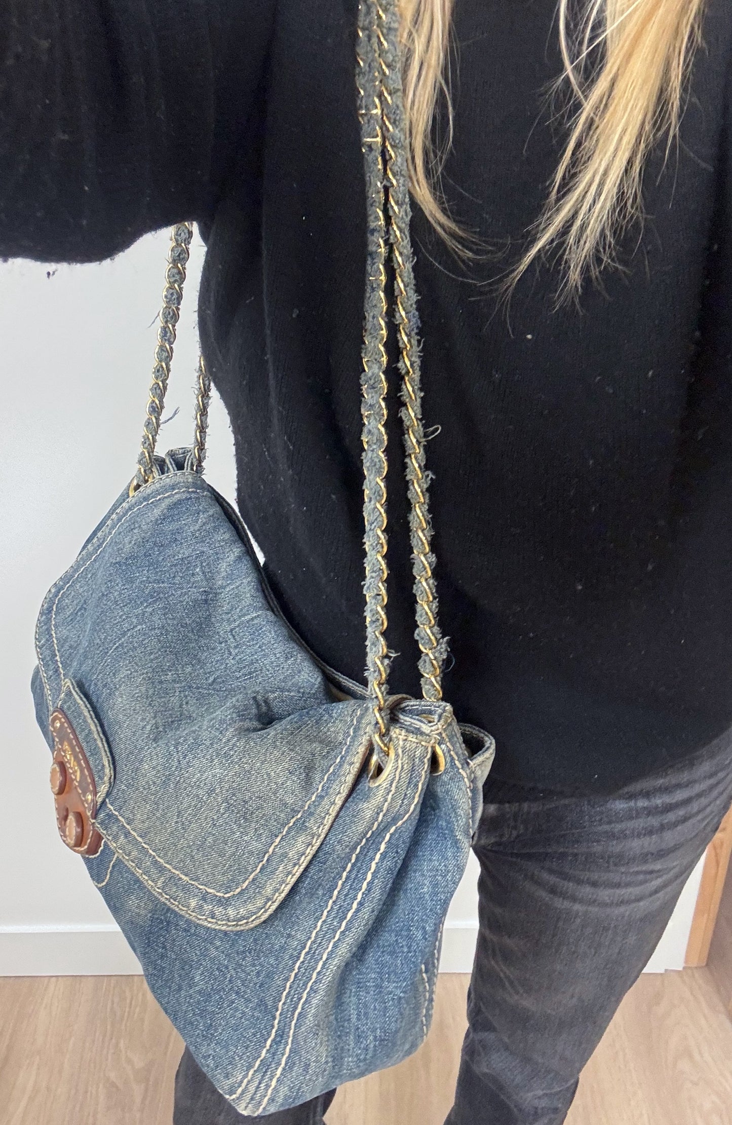 PRADA Sac Cabas denim