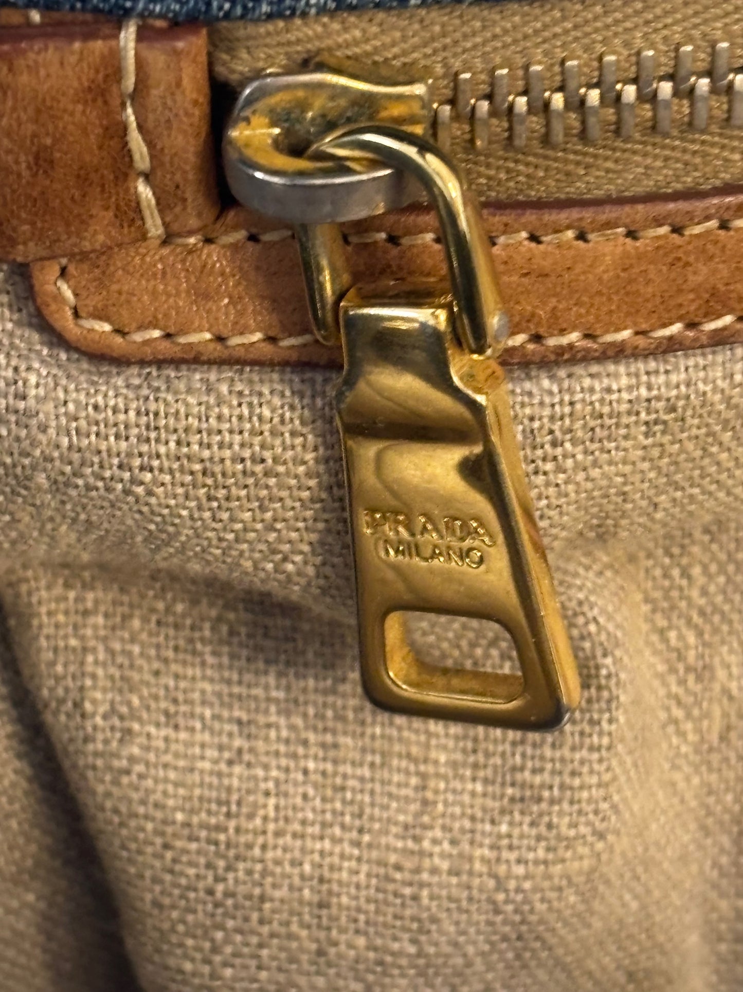 PRADA Sac Cabas denim