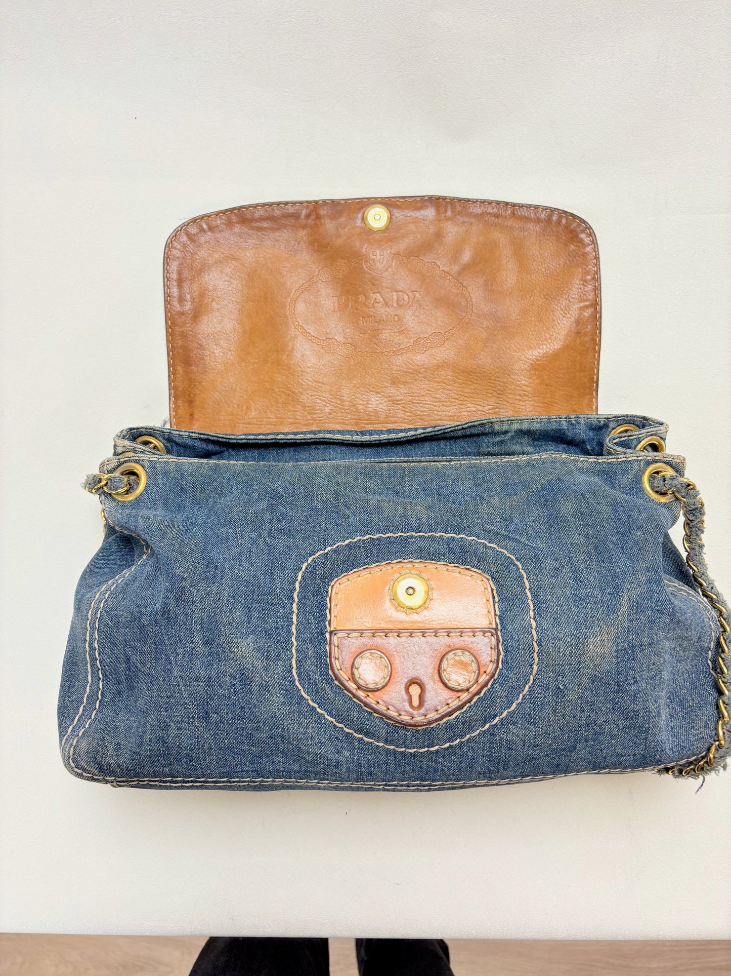 PRADA Sac Cabas denim