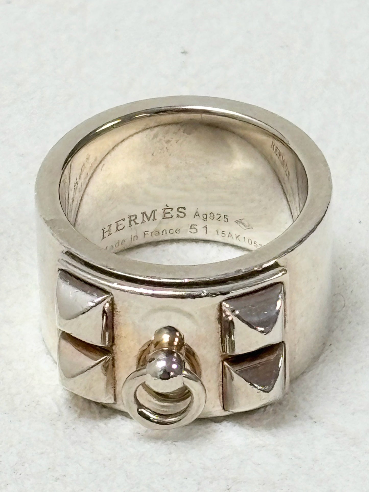 HERMÈS Bague Collier de chien