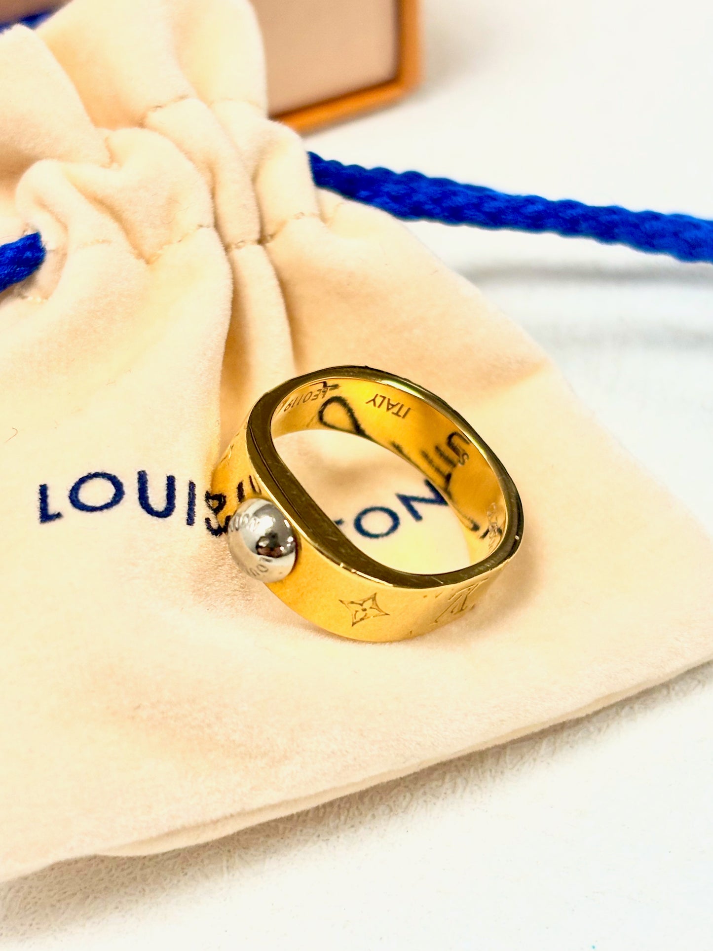 LOUIS VUITTON Bague Nanogram