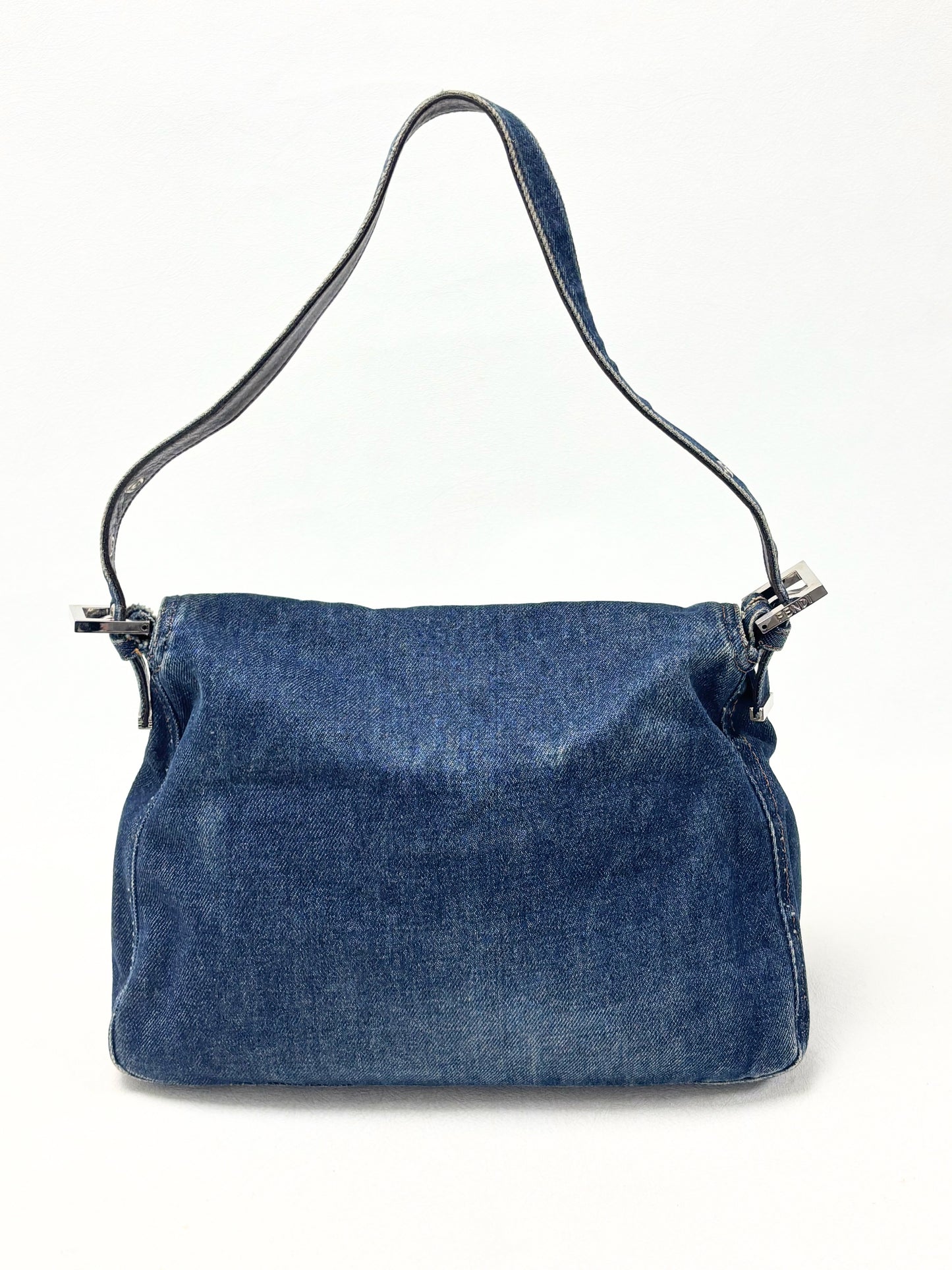 FENDI Sac Mamma Baguette denim