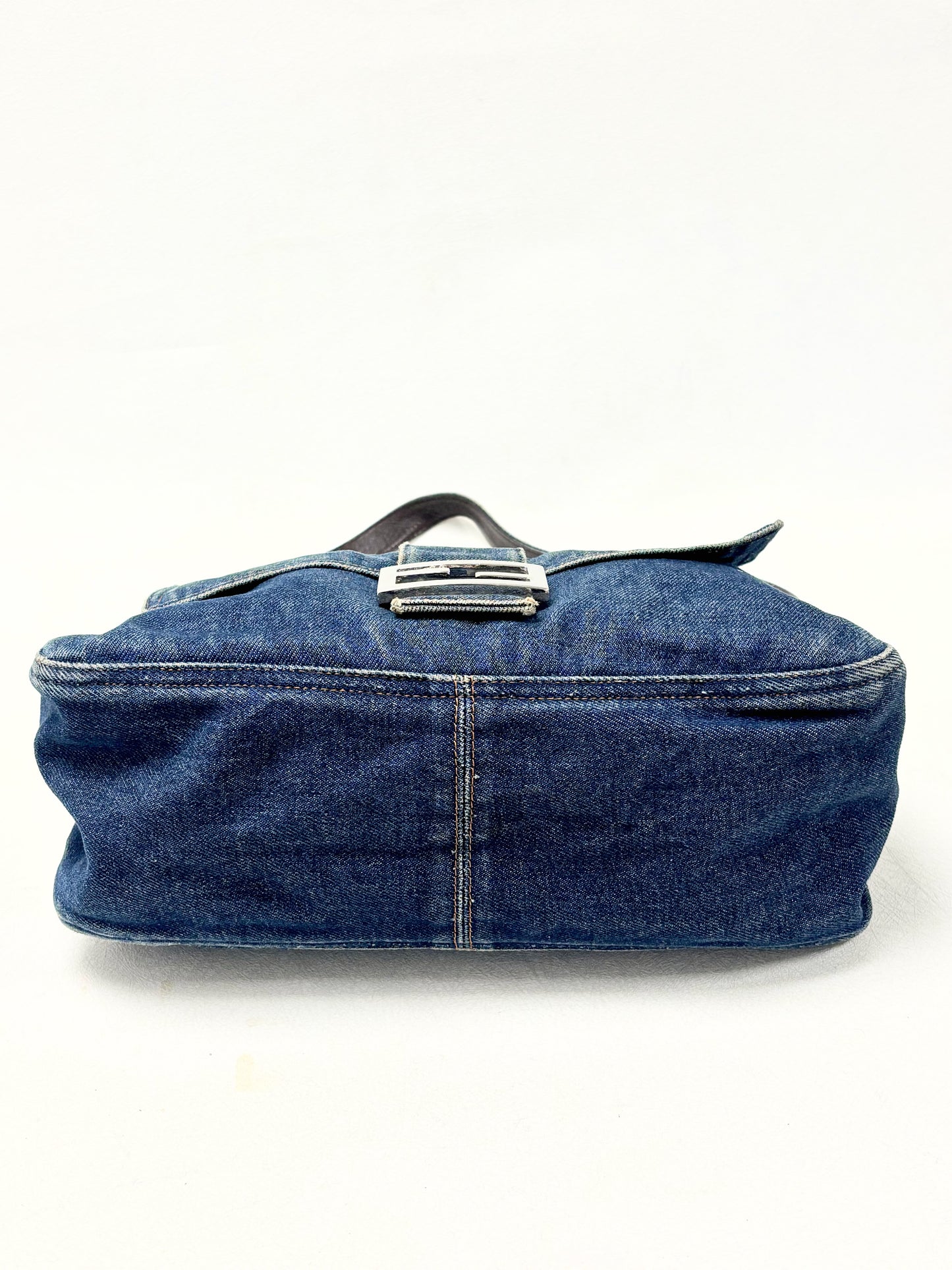 FENDI Sac Mamma Baguette denim