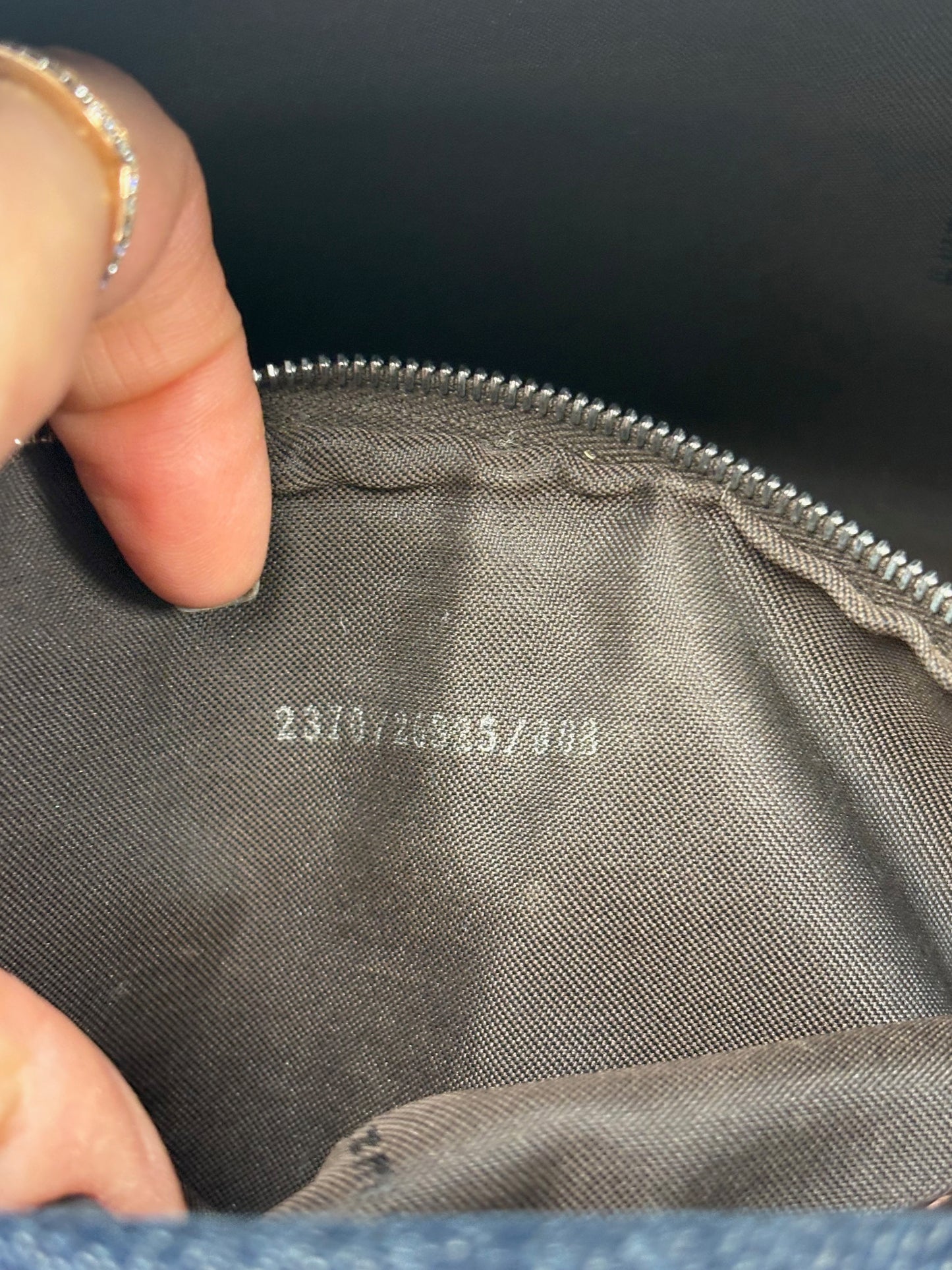 FENDI Sac Mamma Baguette denim