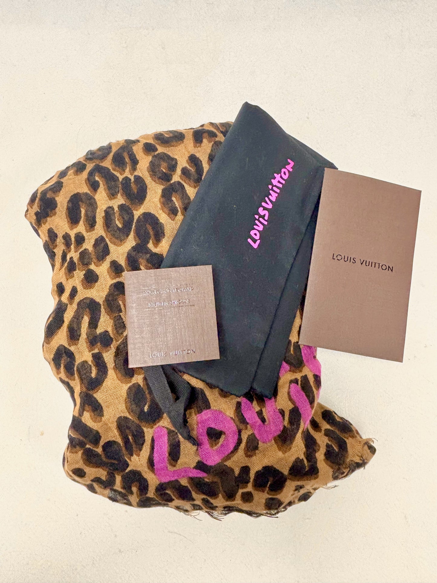 LOUIS VUITTON x Stephen Sprouse Foulard