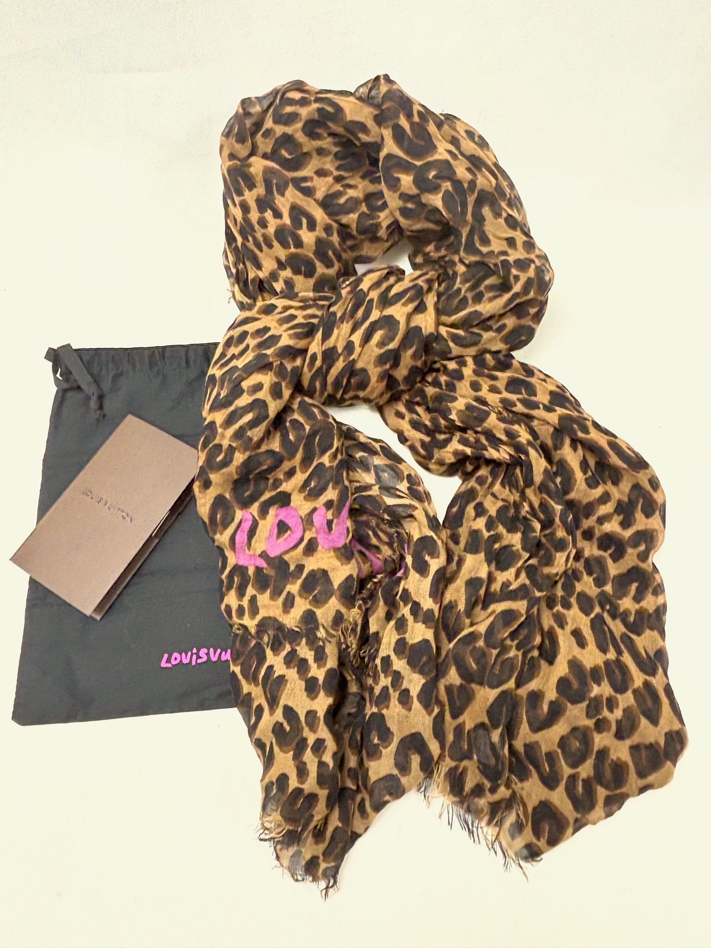 LOUIS VUITTON x Stephen Sprouse Foulard