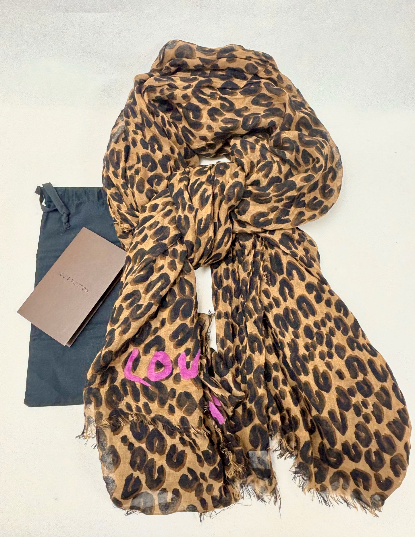 LOUIS VUITTON x Stephen Sprouse Foulard