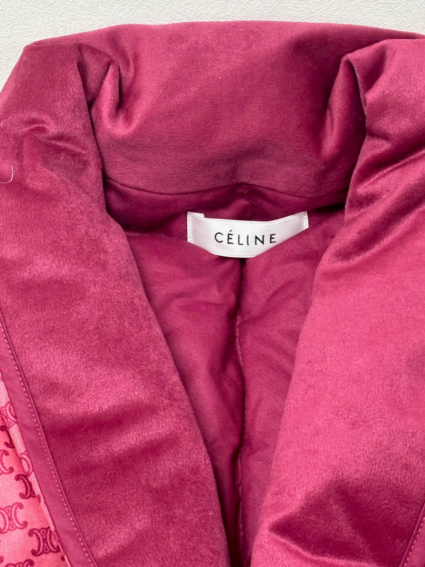 CÉLINE Poncho matelassé