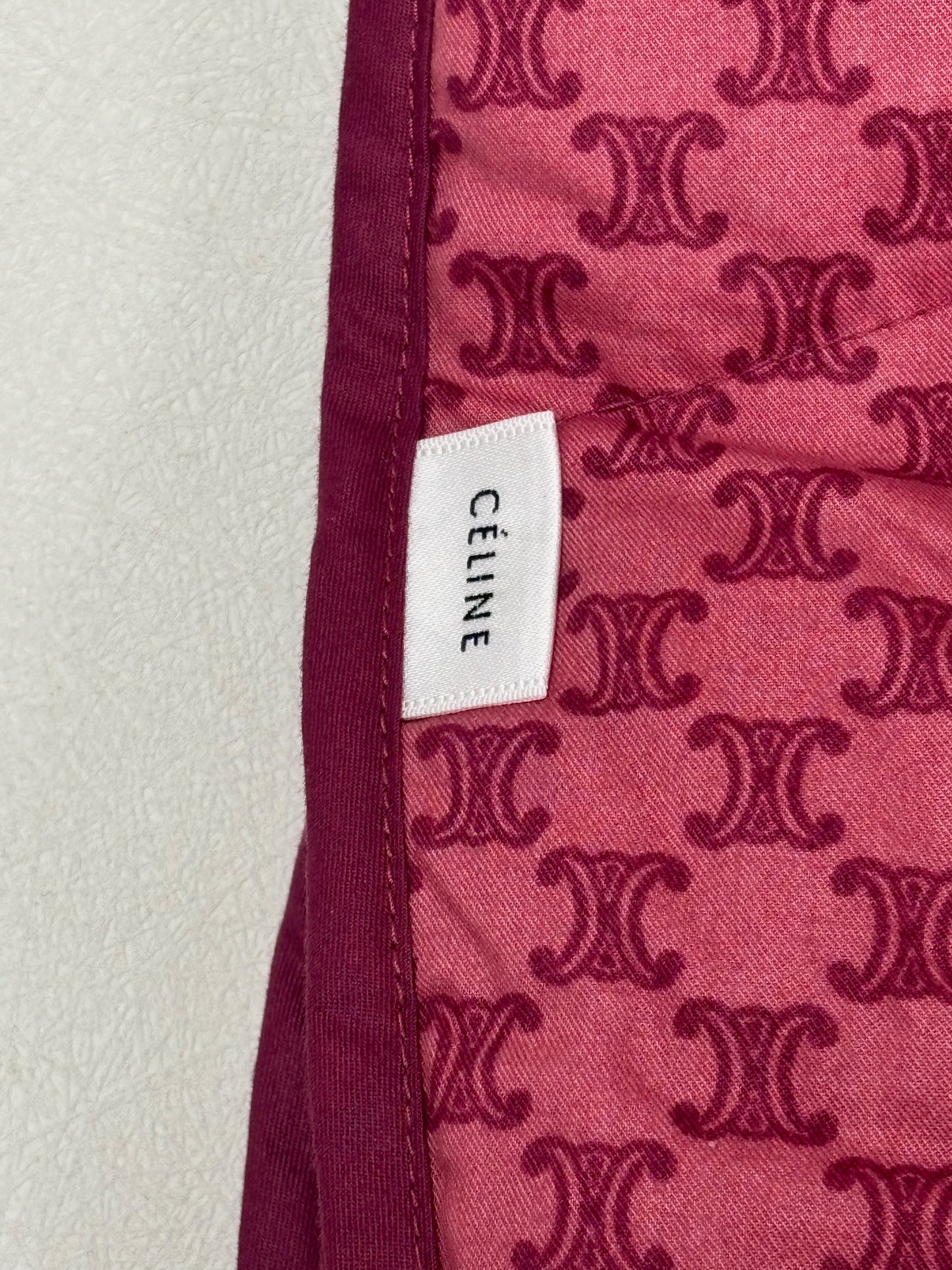 CÉLINE Poncho matelassé