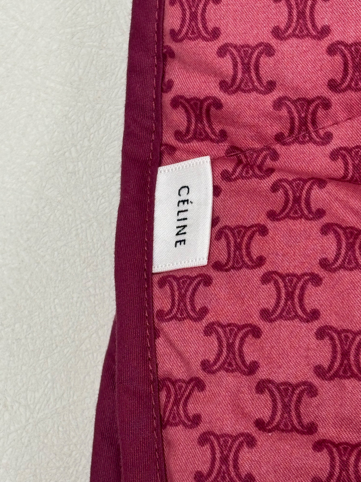 CÉLINE Poncho matelassé