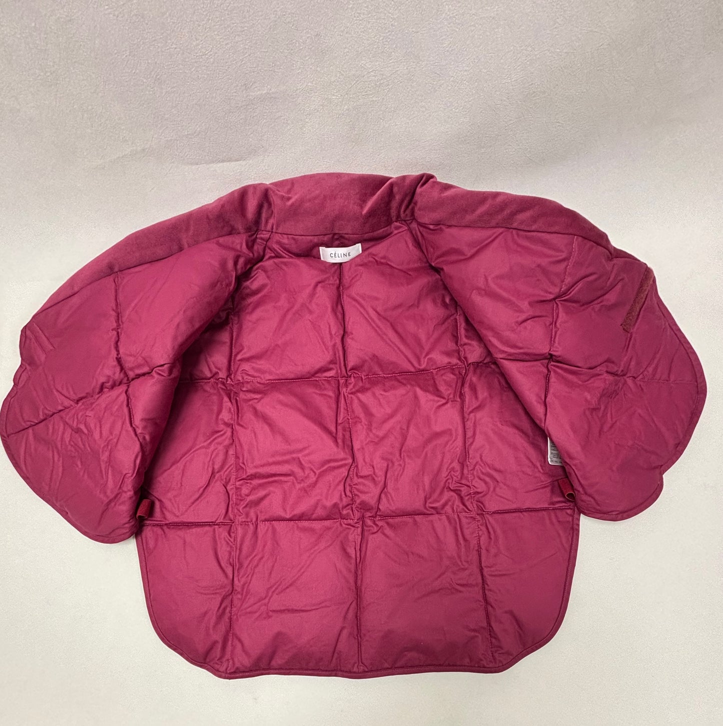 CÉLINE Poncho matelassé