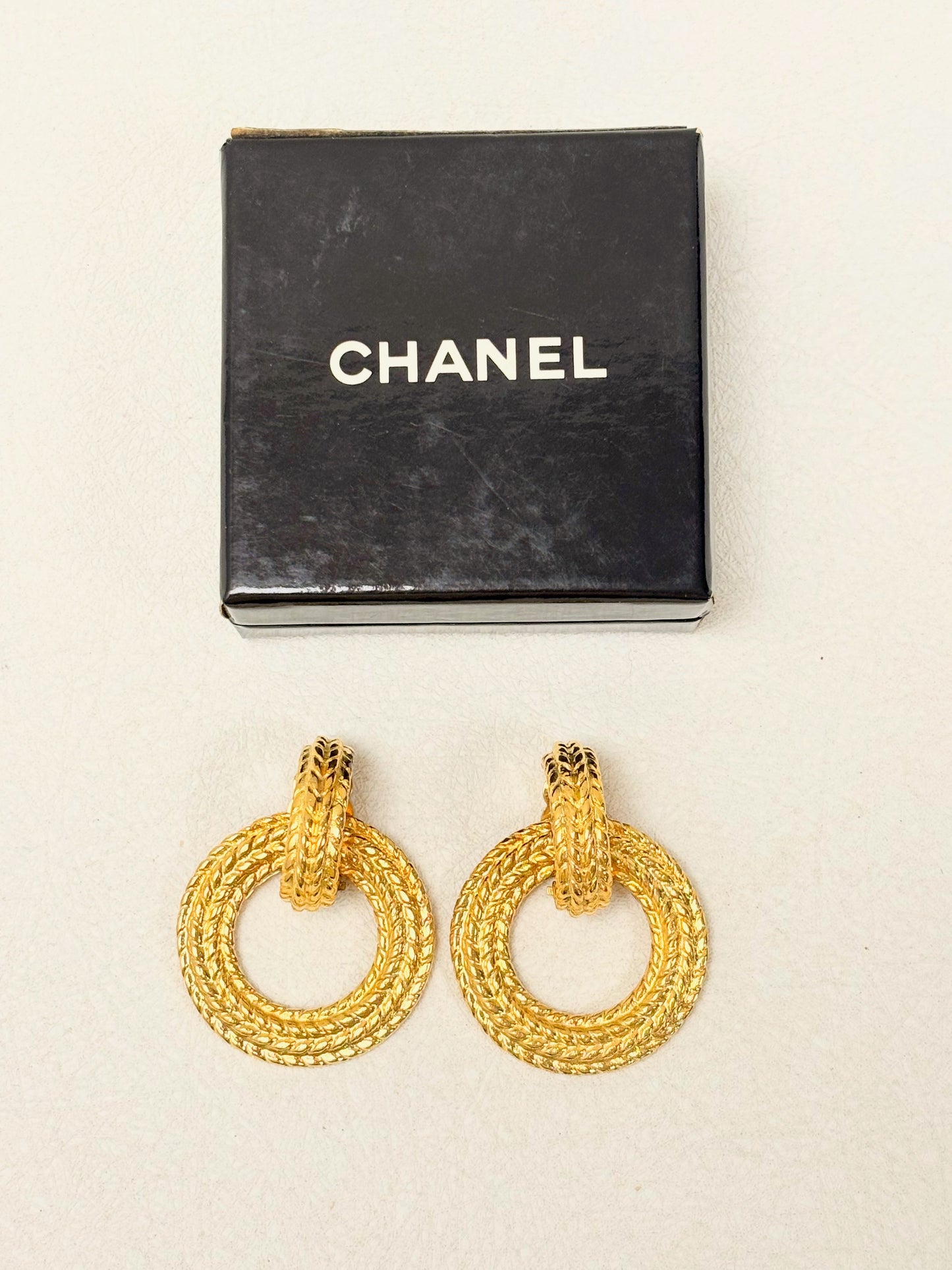 CHANEL Boucles d'oreilles Hoop