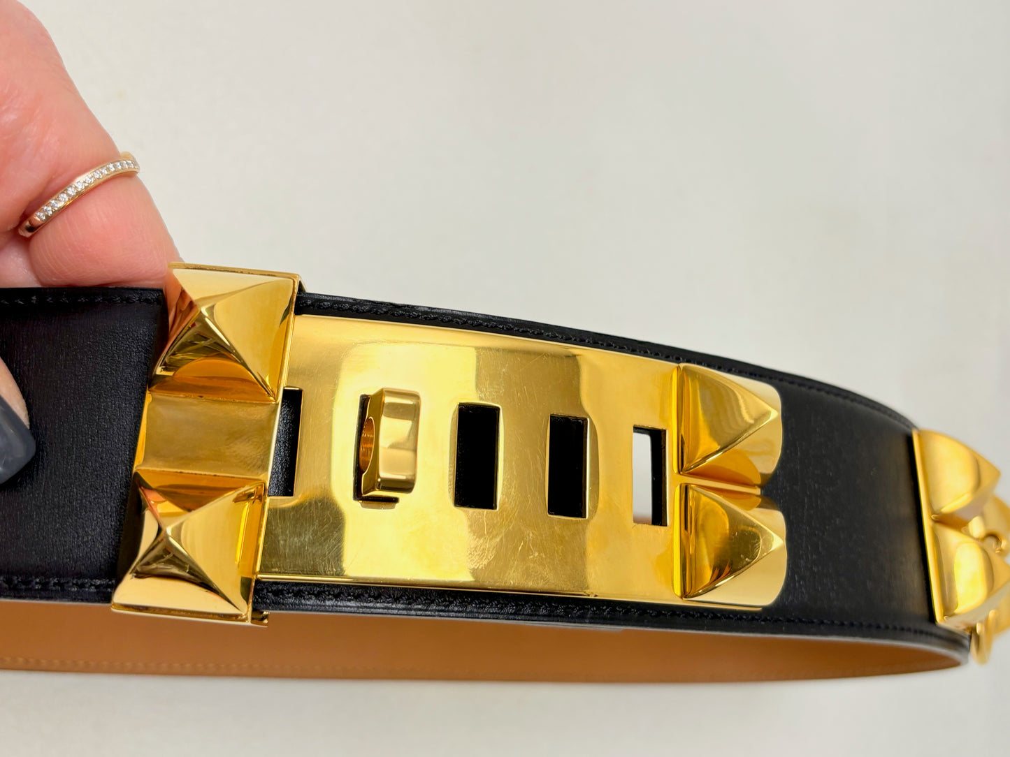 HERMÈS Ceinture Collier de chien