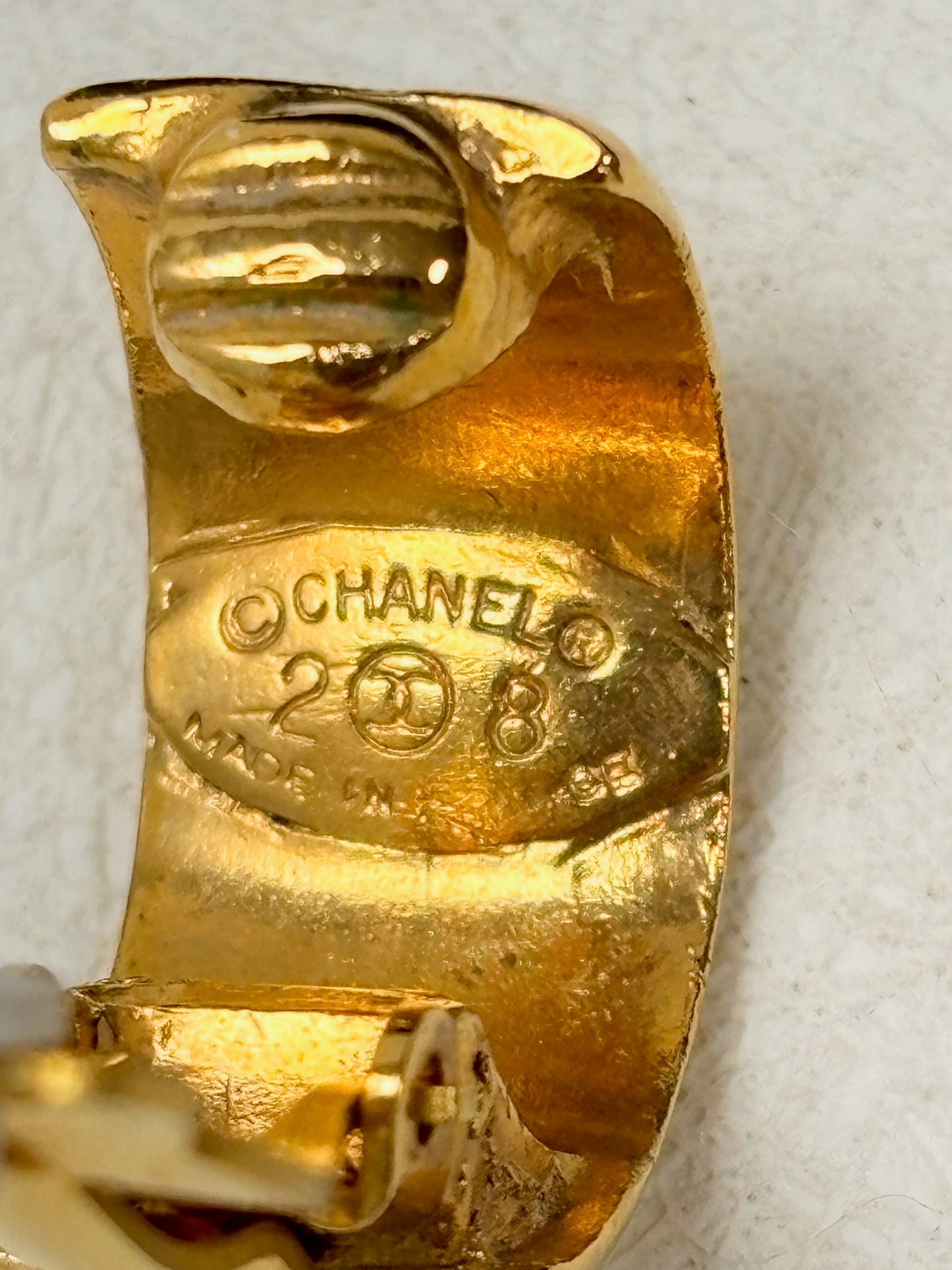 CHANEL Boucles d'oreilles Hoop