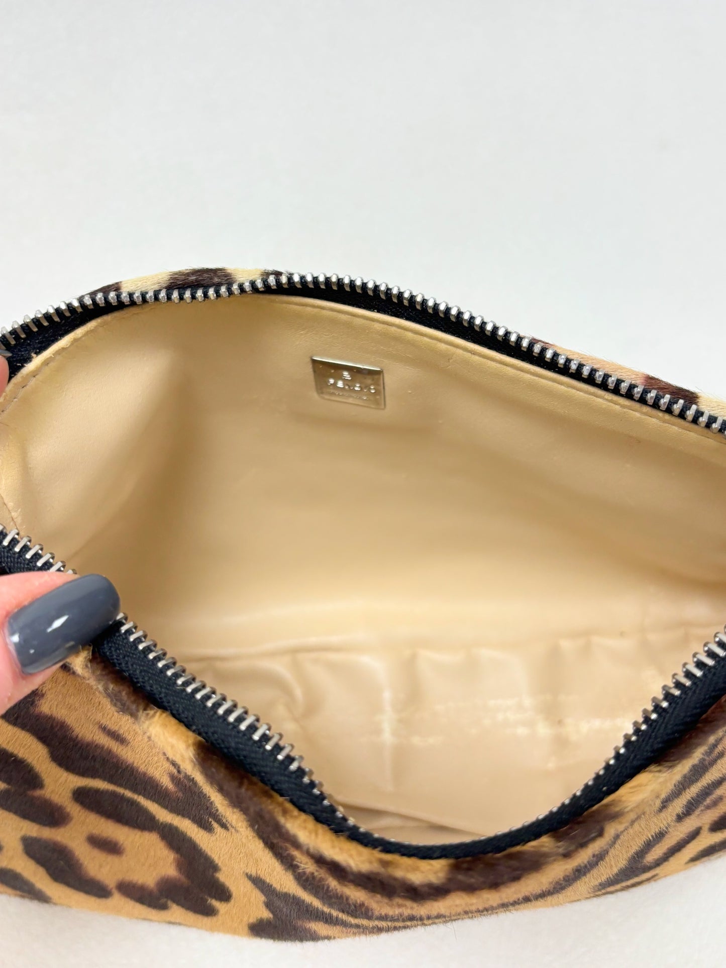 FENDI Pochette Léopard