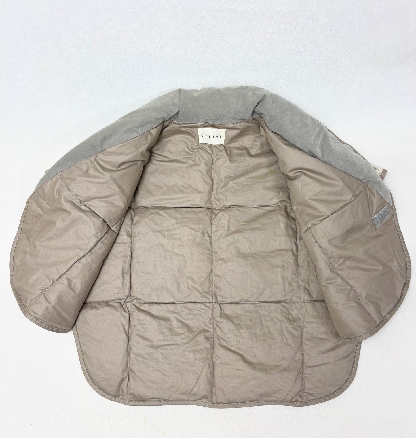 CÉLINE Poncho matelassé