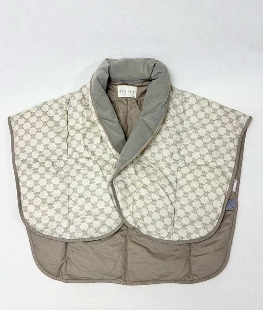 CÉLINE Poncho matelassé