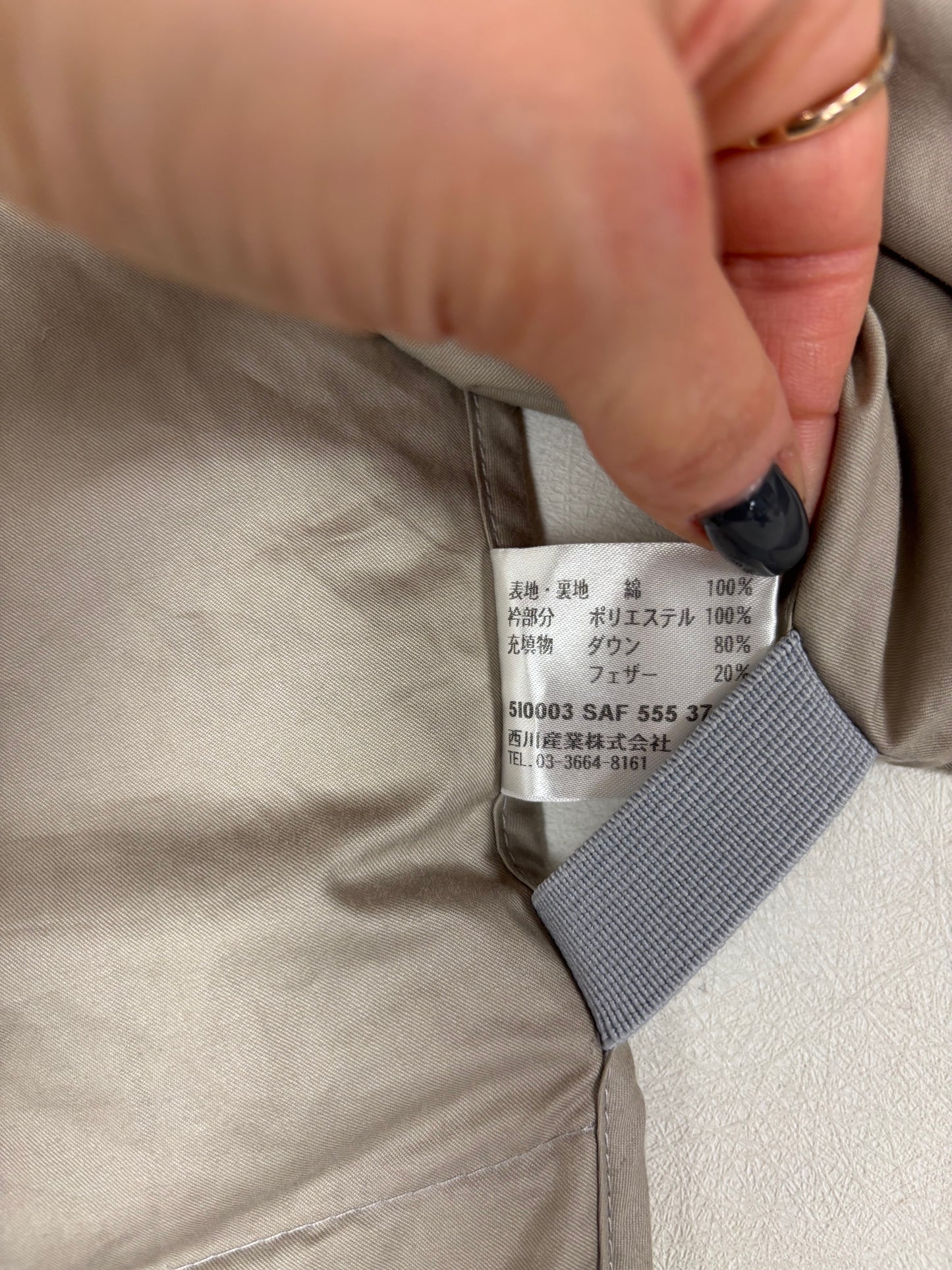 CÉLINE Poncho matelassé