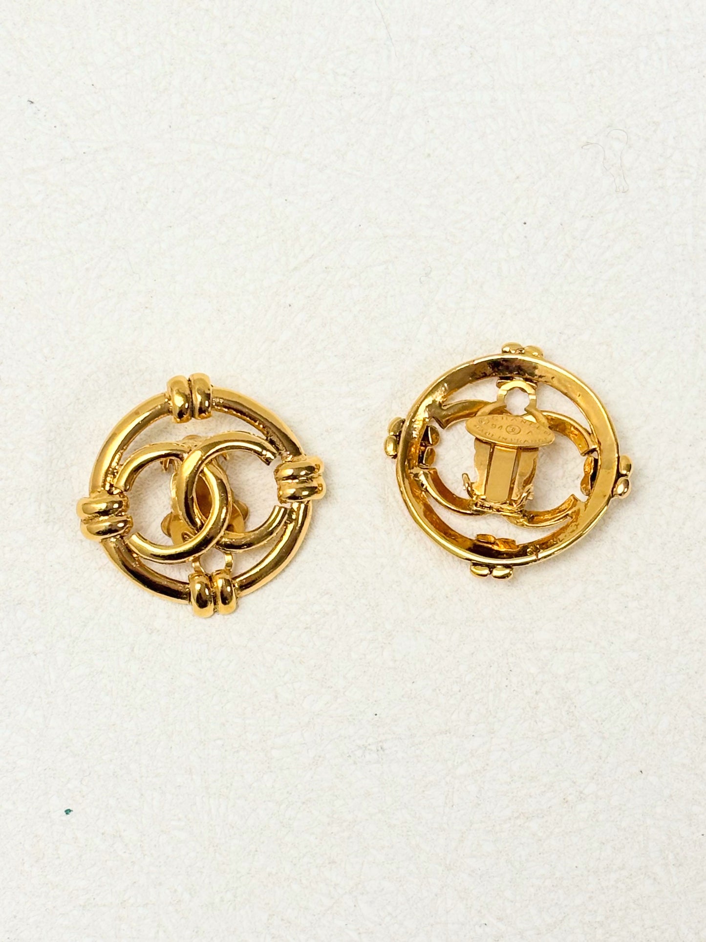 CHANEL Boucles d'oreilles 1994
