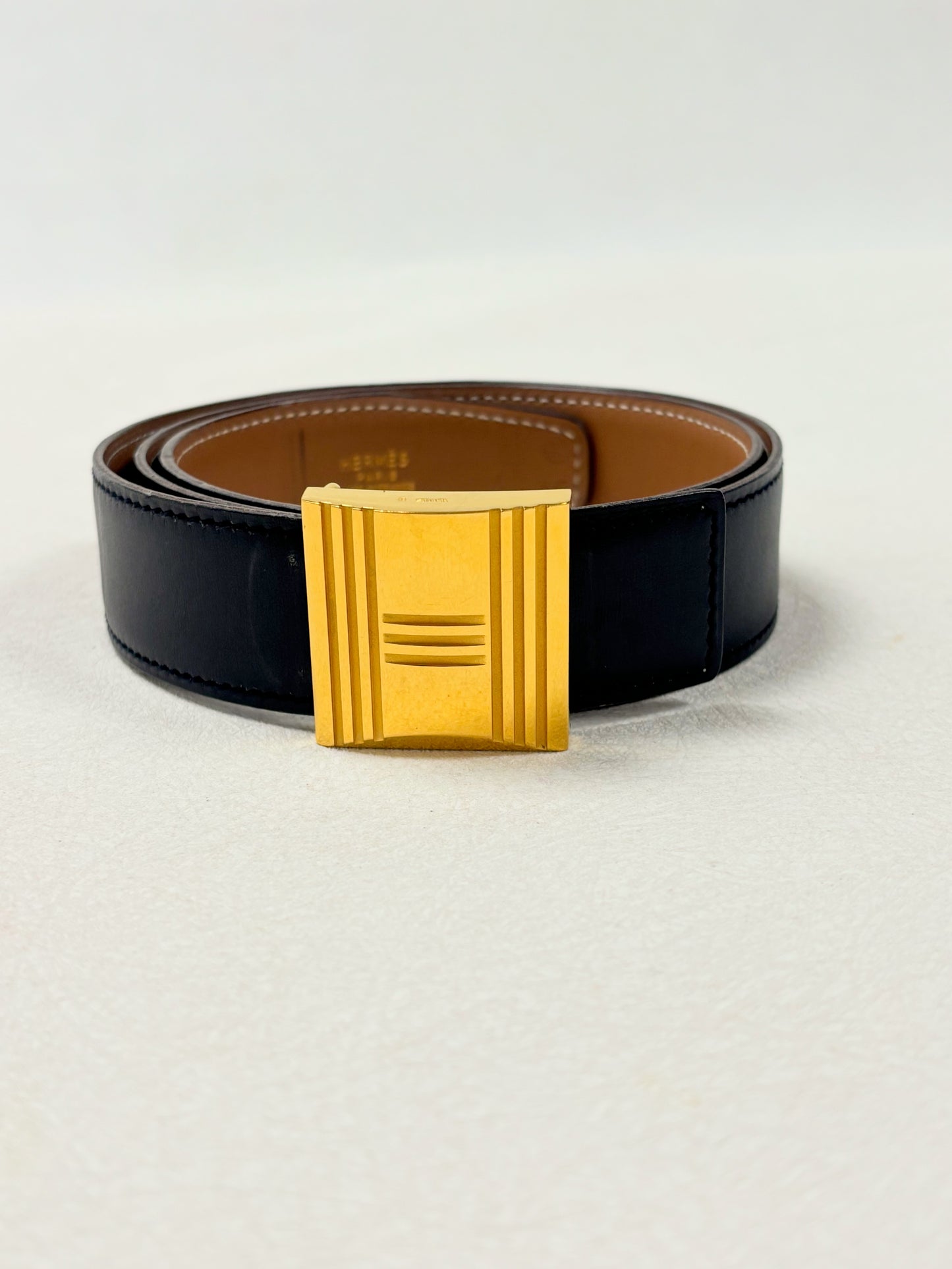 HERMÈS Ceinture Cadenas réversible