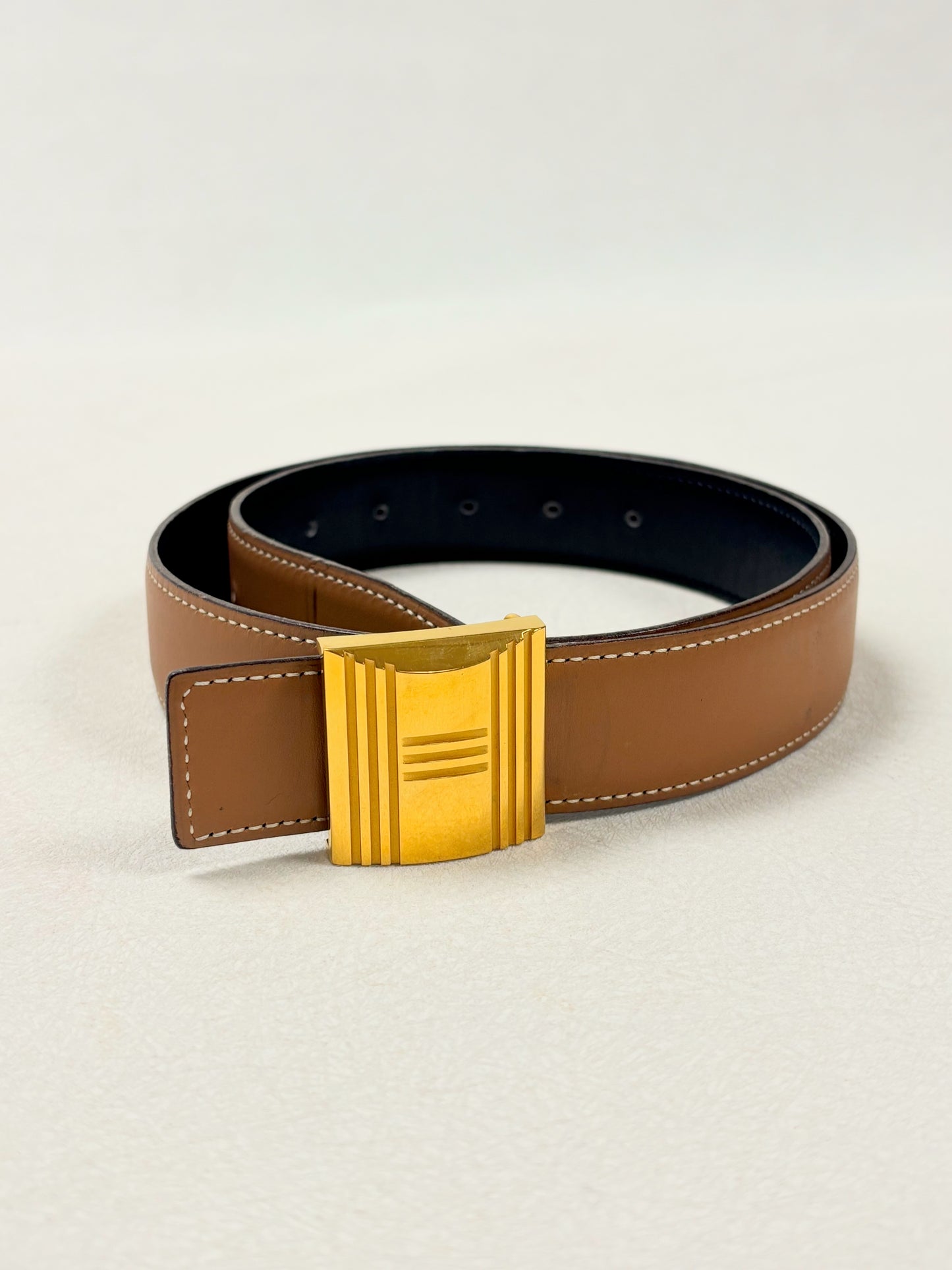 HERMÈS Ceinture Cadenas réversible