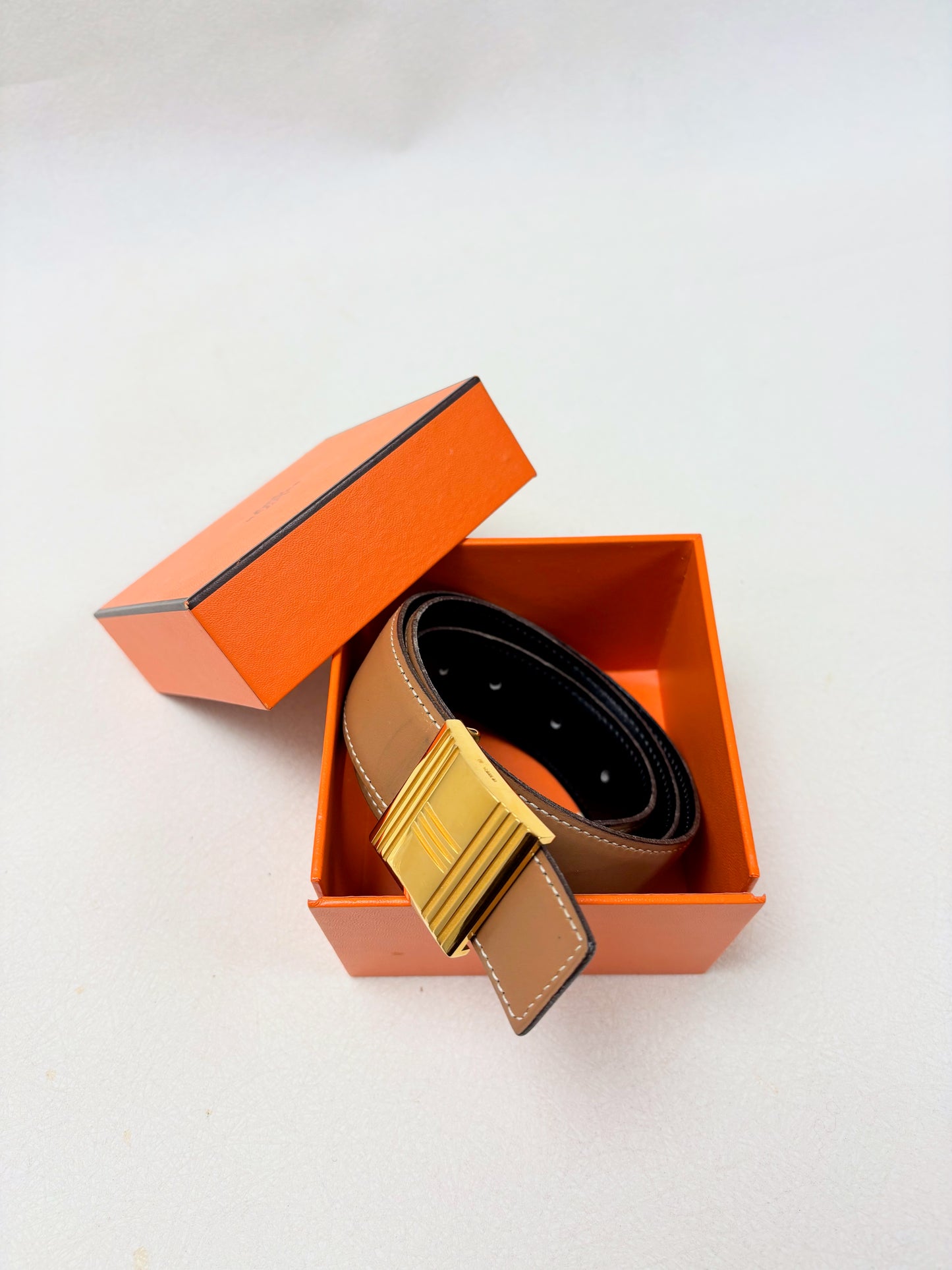 HERMÈS Ceinture Cadenas réversible