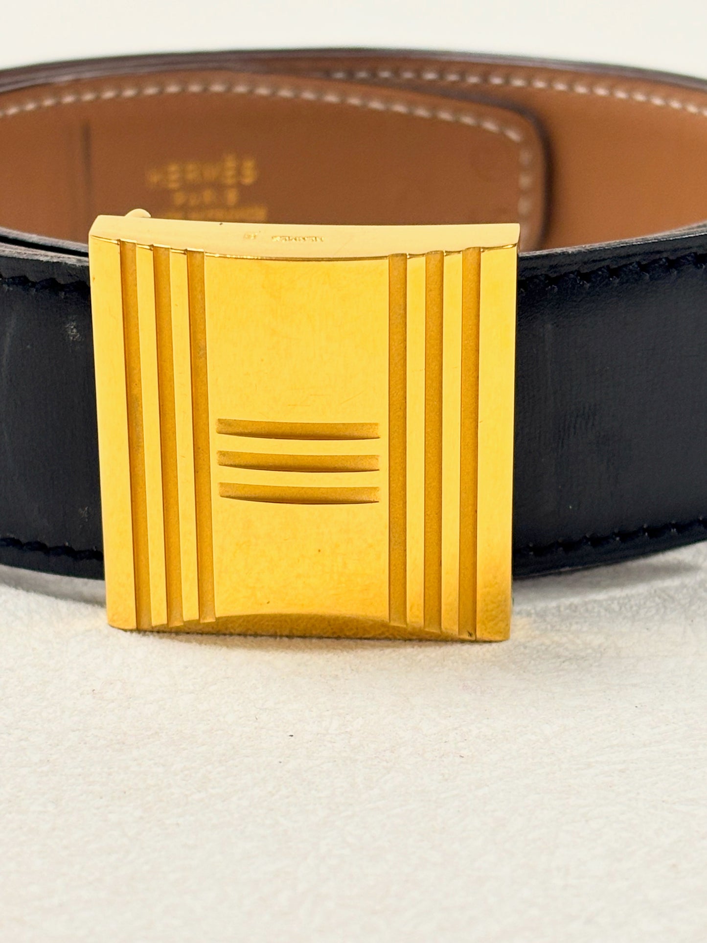 HERMÈS Ceinture Cadenas réversible