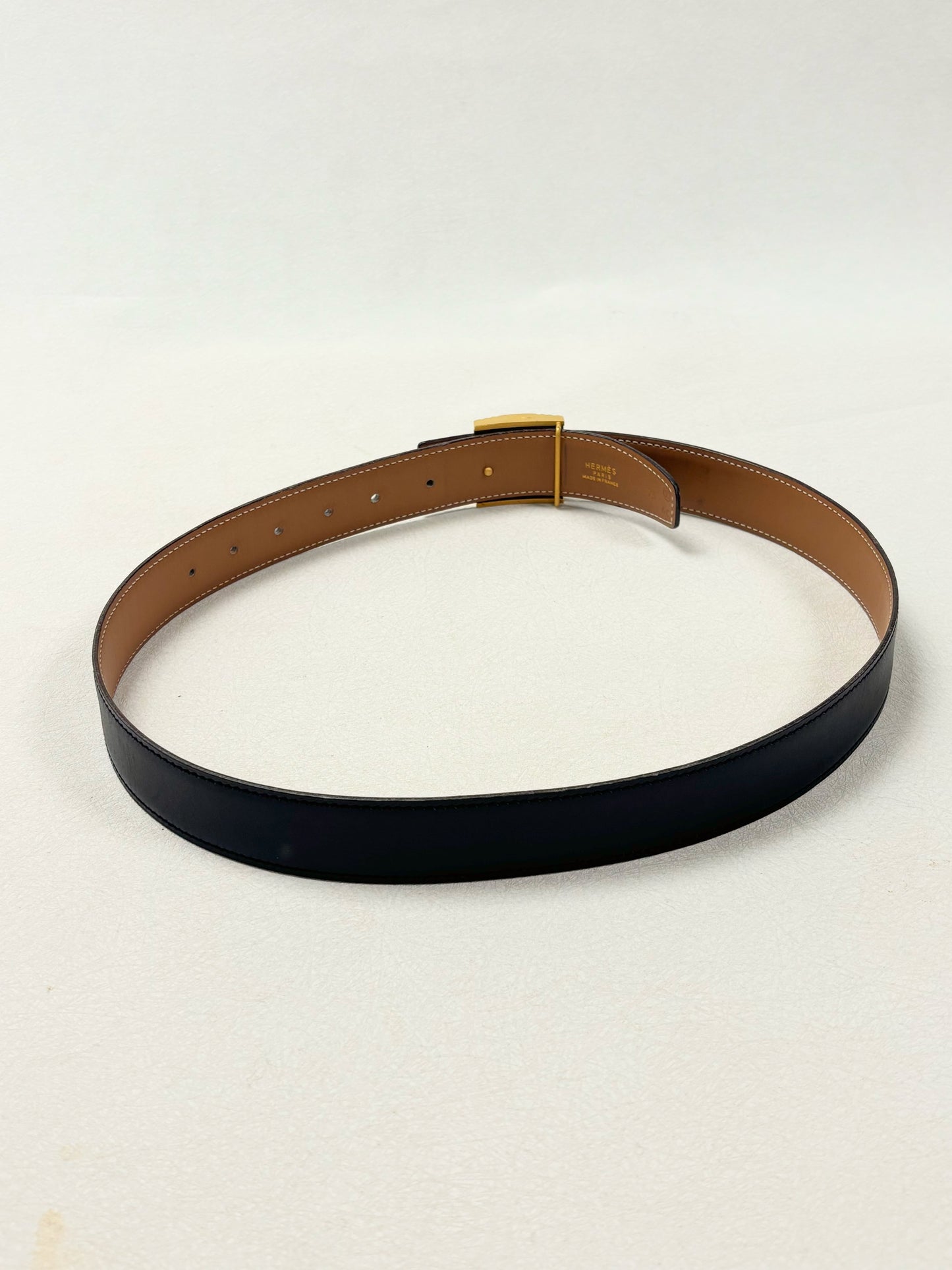 HERMÈS Ceinture Cadenas réversible