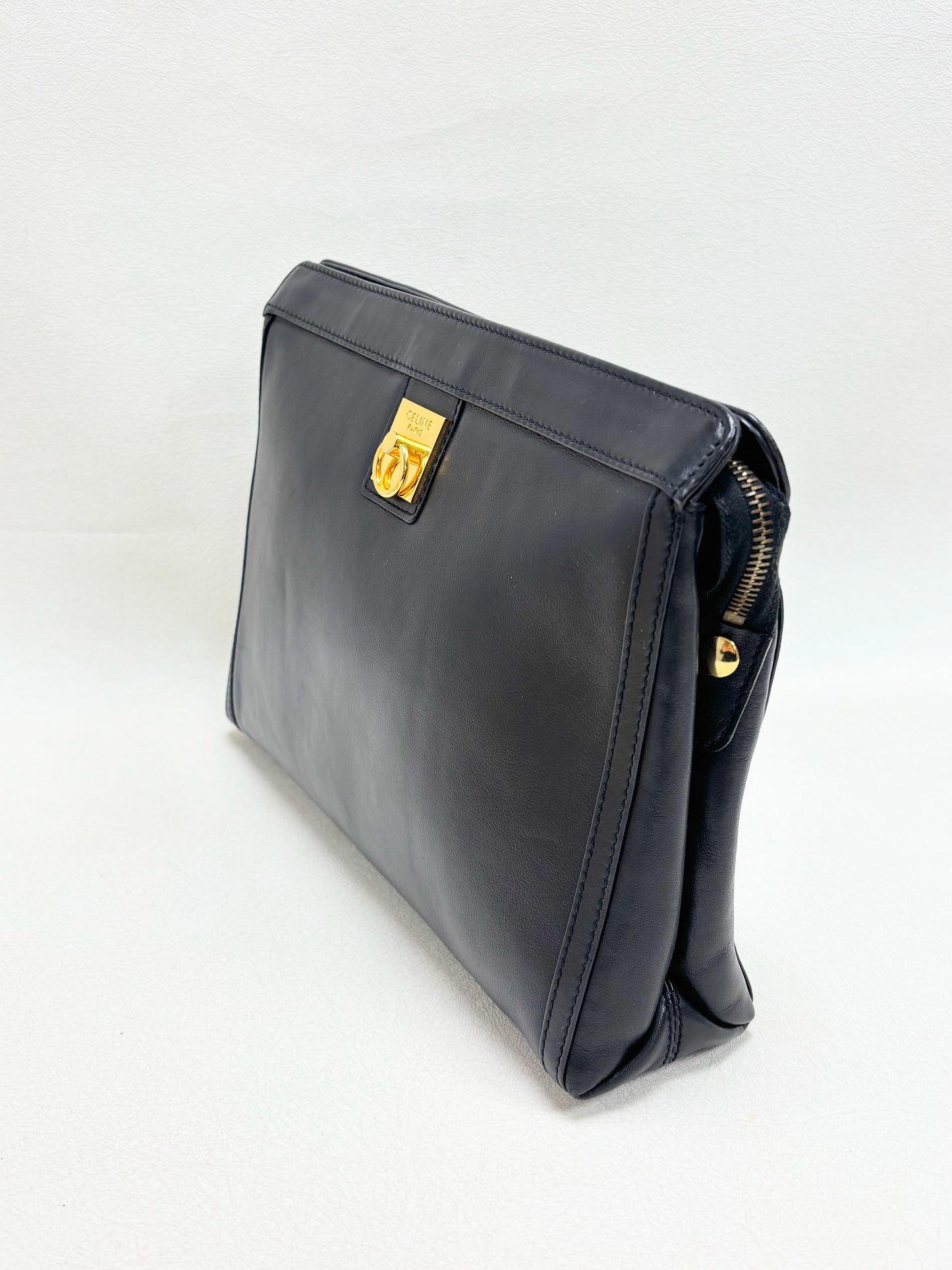 CÉLINE Leather clutch