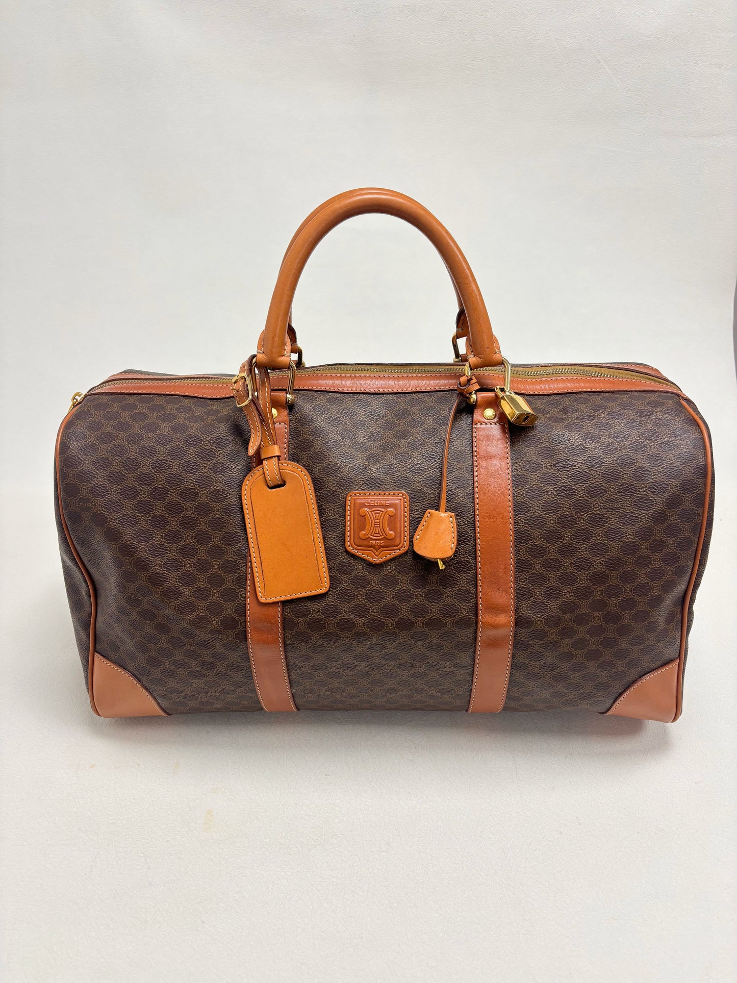 CÉLINE Sac Boston Triomphe 48h