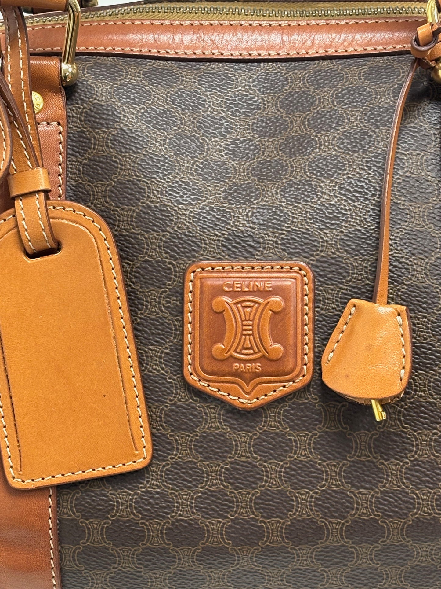 CÉLINE Sac Boston Triomphe 48h