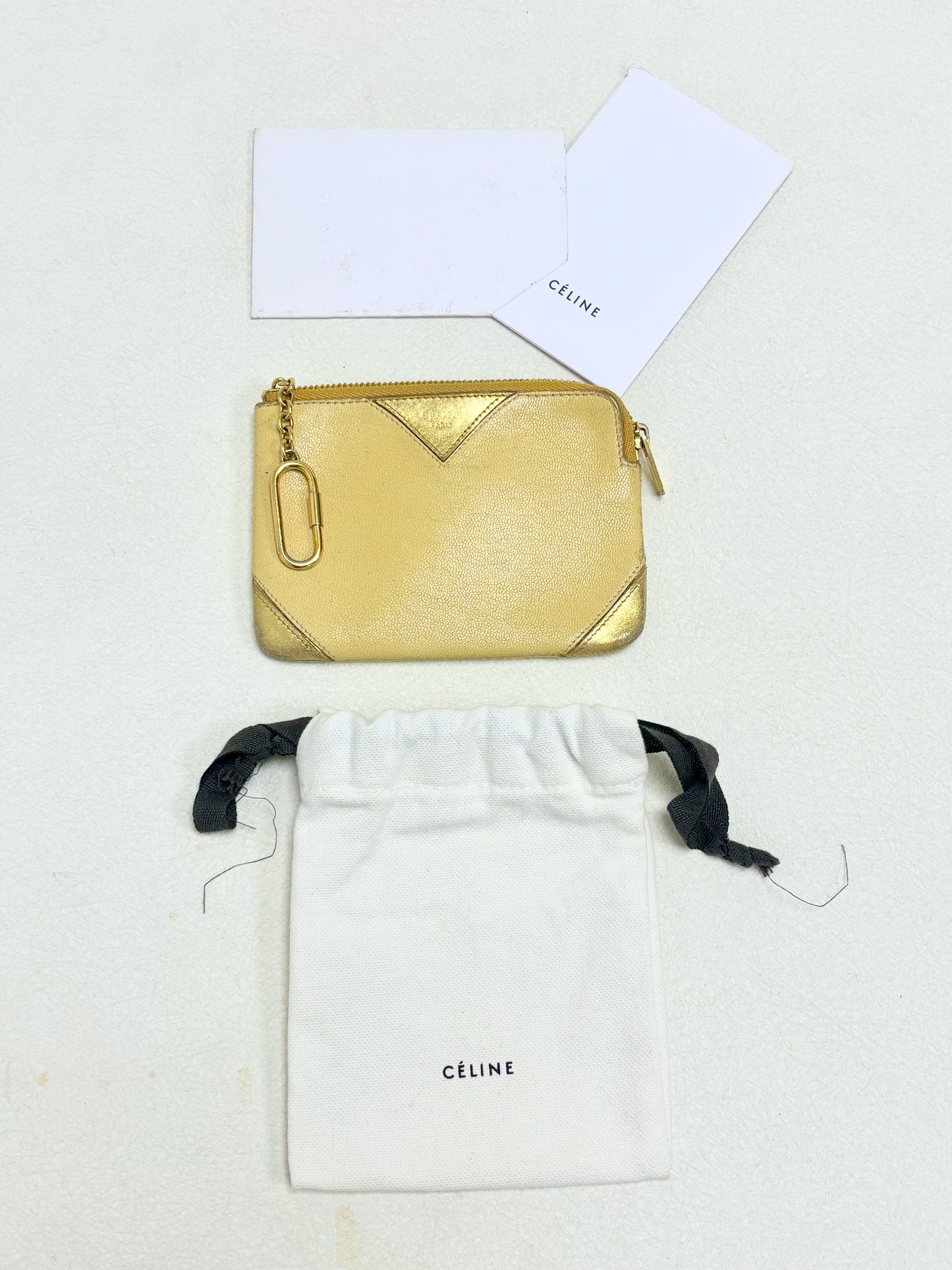 CÉLINE Pochette bicolore