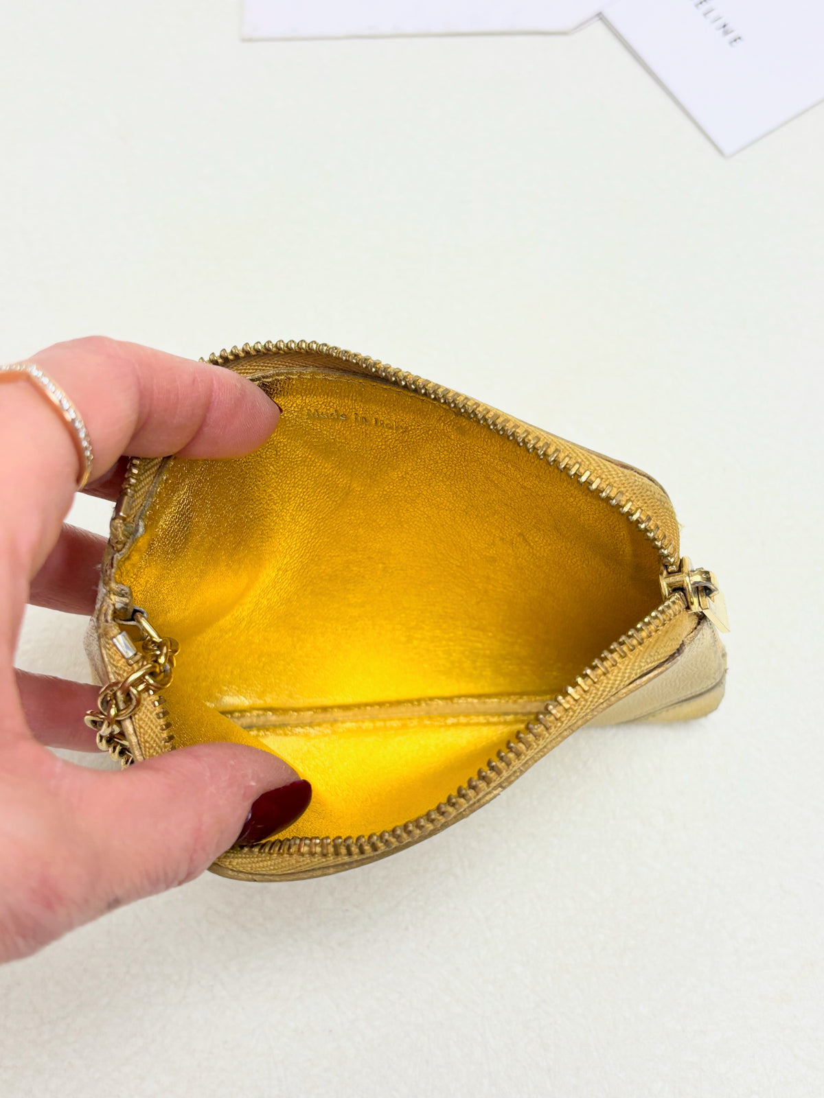 CÉLINE Pochette bicolore