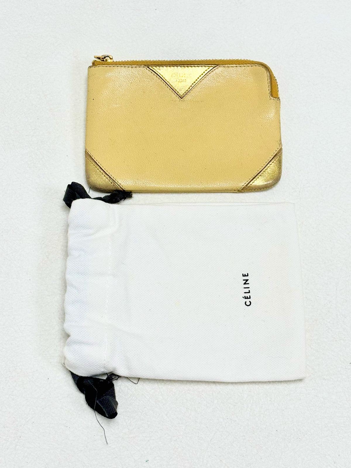 CÉLINE Pochette bicolore