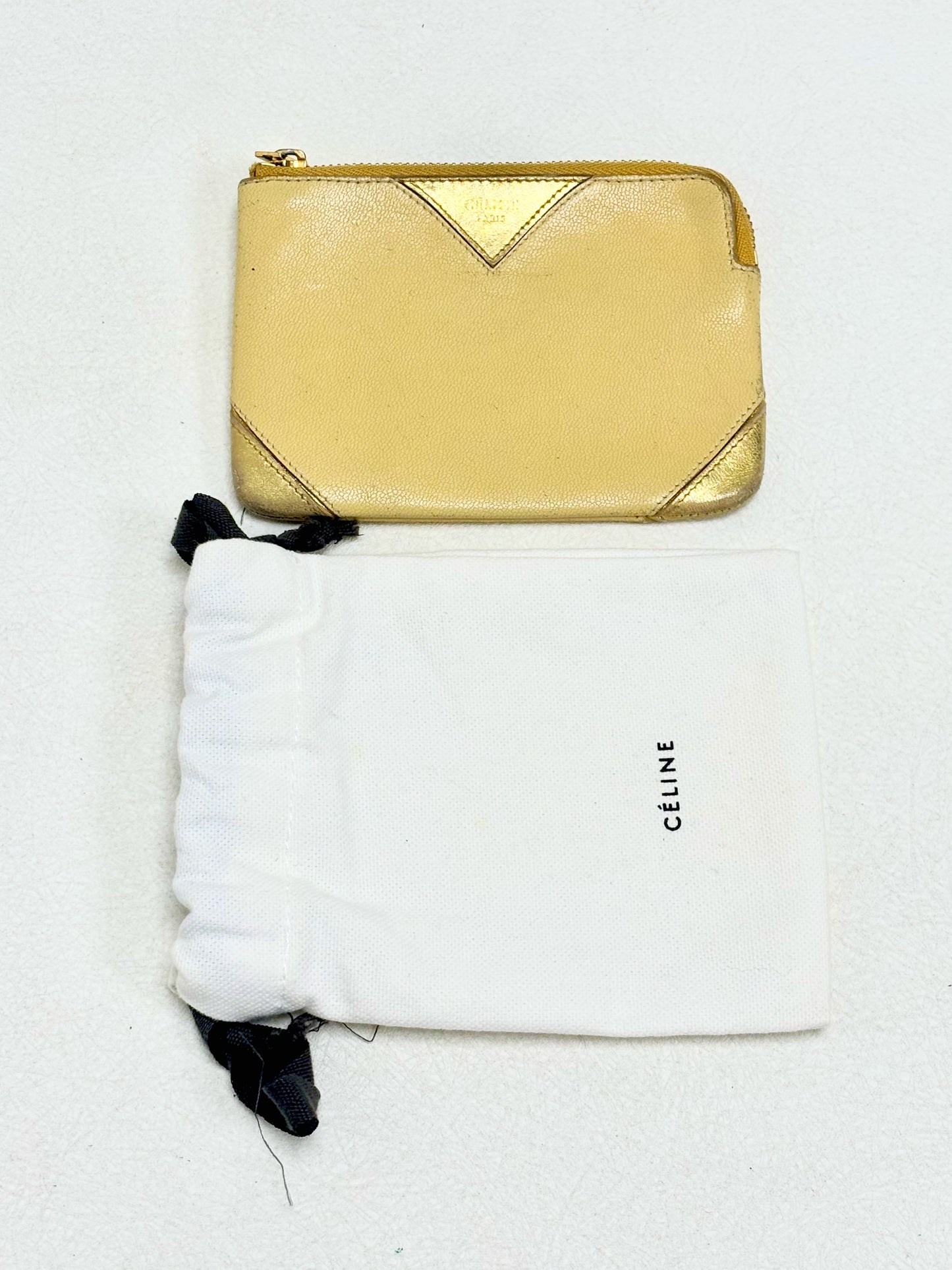 CÉLINE Pochette bicolore