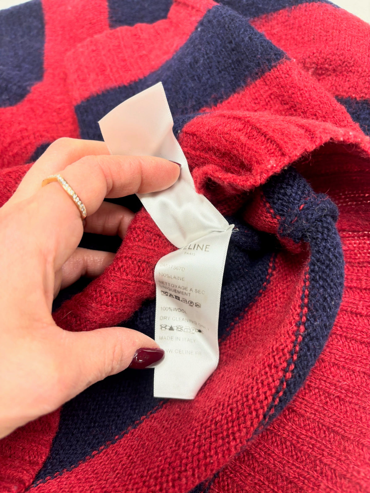 CÉLINE Pull Marinière